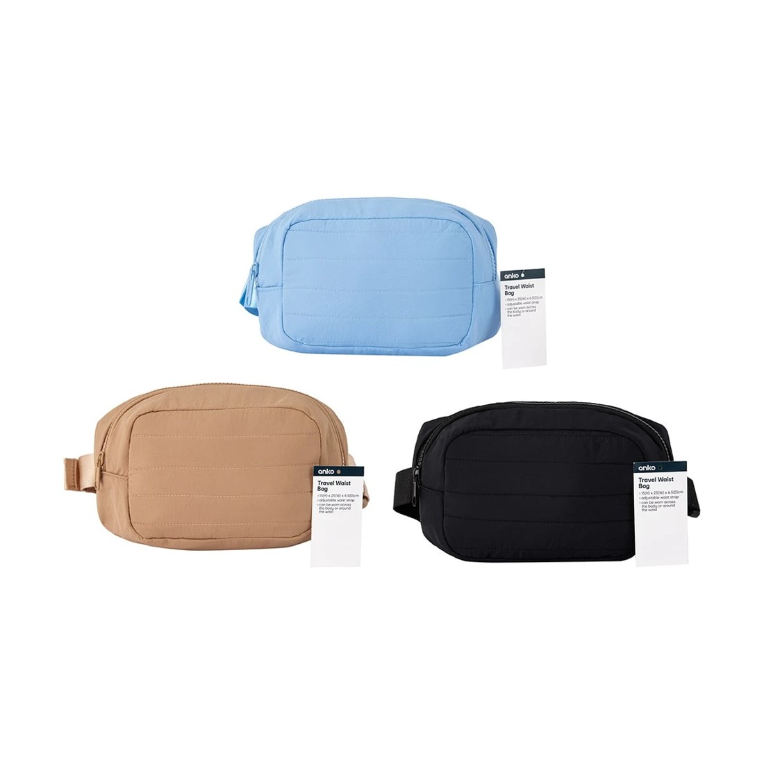 5 Travel Waist Bag - Assorted, 5 of 5