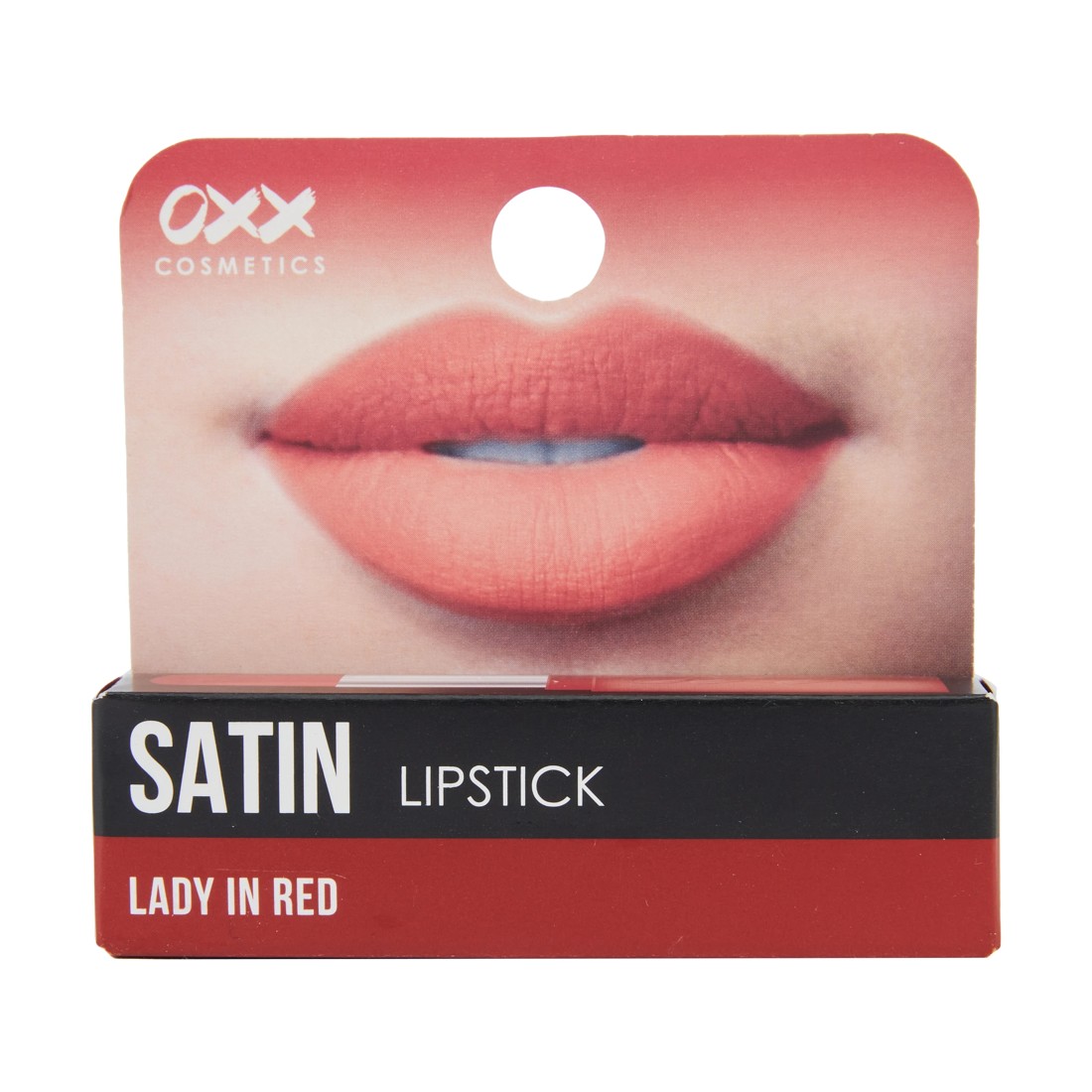 5 OXX Cosmetics Satin Lipstick - Lady in Red, 5 of 5