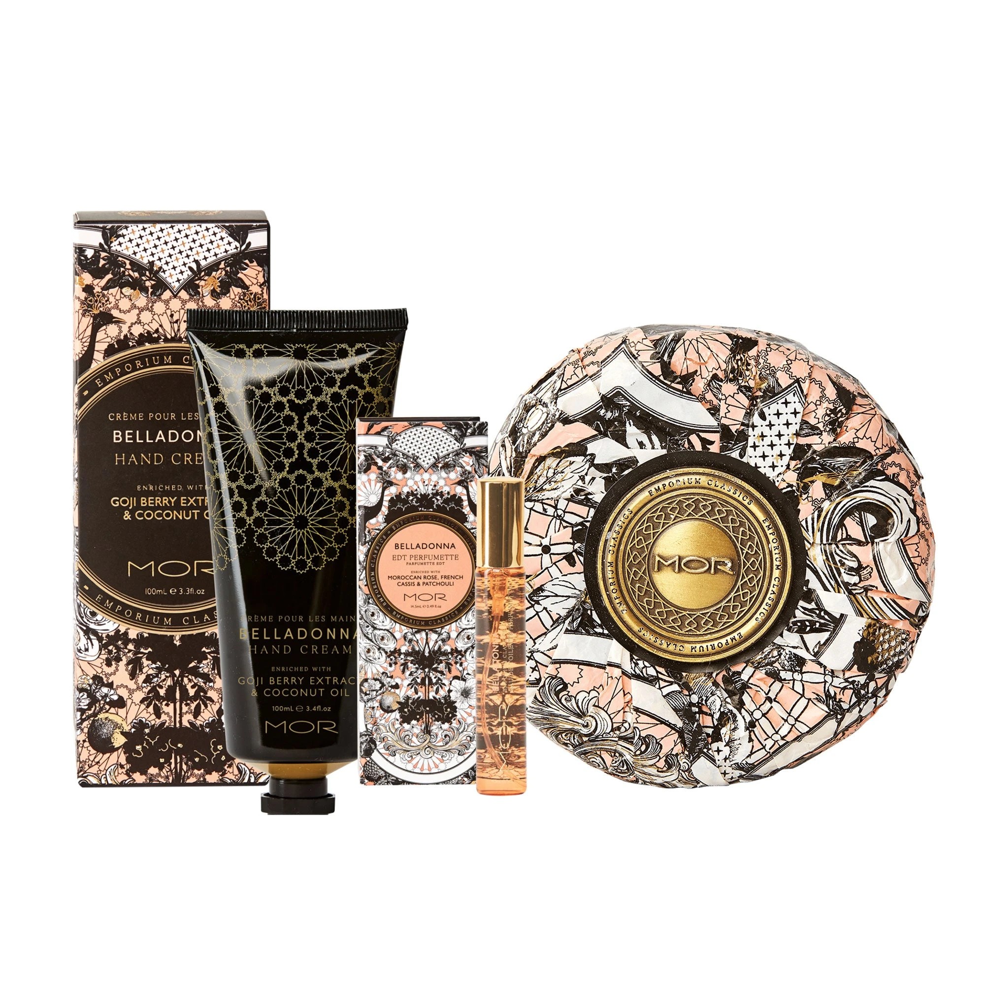 1 MOR Belladonna Hand Cream, Triple-Milled Soap and Perfumette Set - Orange, 1 of 1