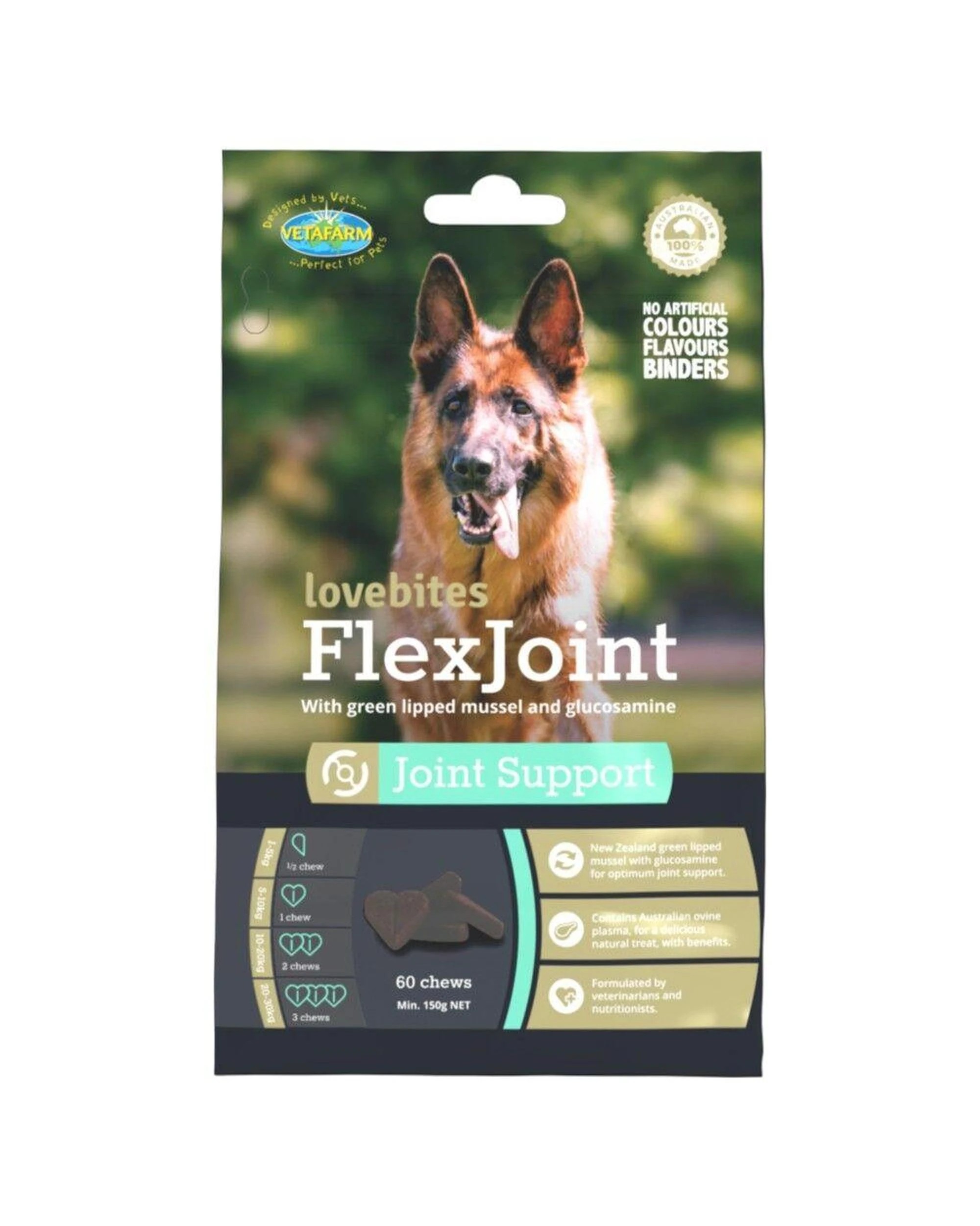 5 Vetafarm Lovebites FlexiJoint Joint Support Dog Chew 30 Pack, 5 of 6