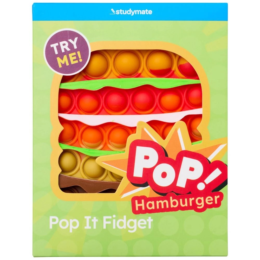1 Studymate Novelty Pop It Burger, 1 of 2
