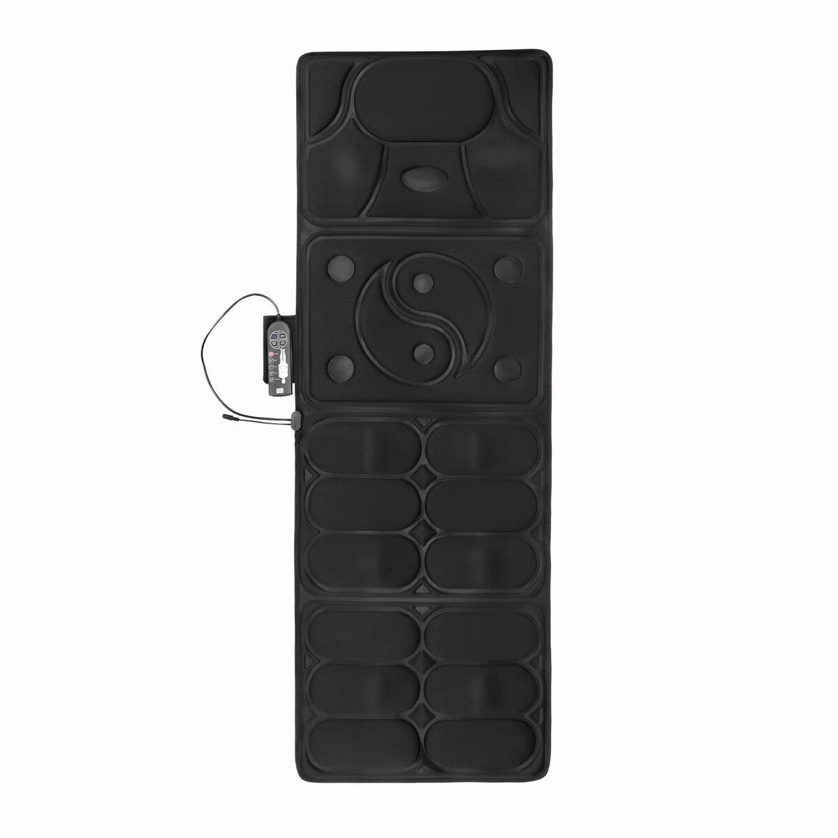 2 HOMASA Heated Massage Mat Electric Heating Pad Body Vibration Massager for Shoulder Back Buttock Leg 10 Motors Mattress, 2 of 6