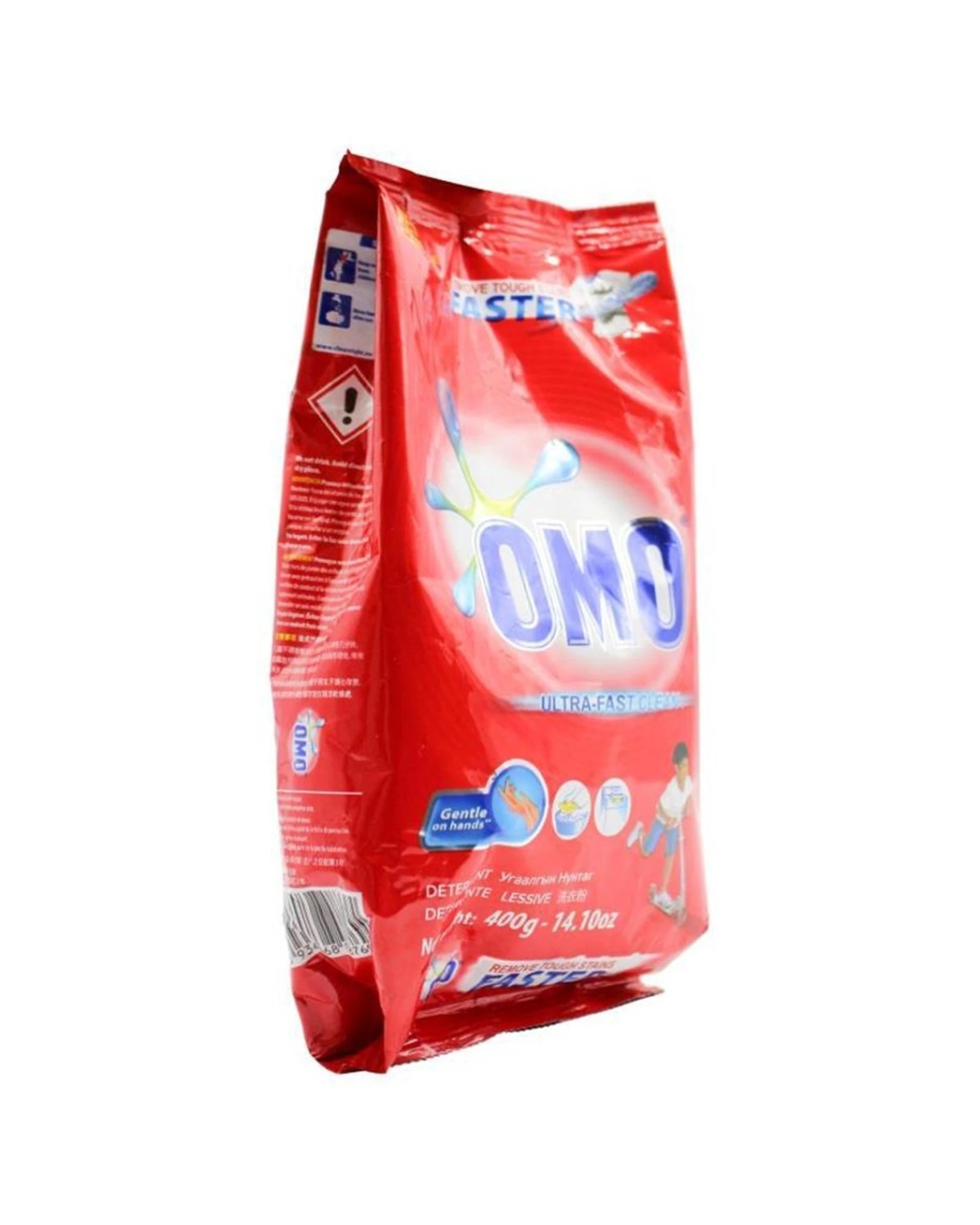 3 Omo 24PK Laundry Detergent Powder Ultra Fast Clean Hand Wash Top Loader 400g, 3 of 5