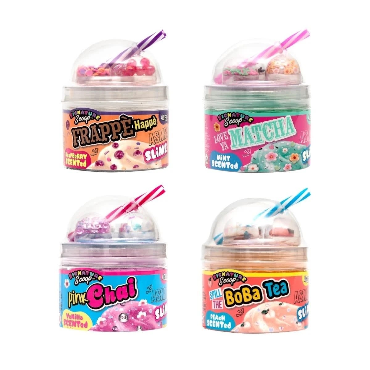 1 Signature Scoop Sipping Chilling ASMR Slime - Assorted, 1 of 10