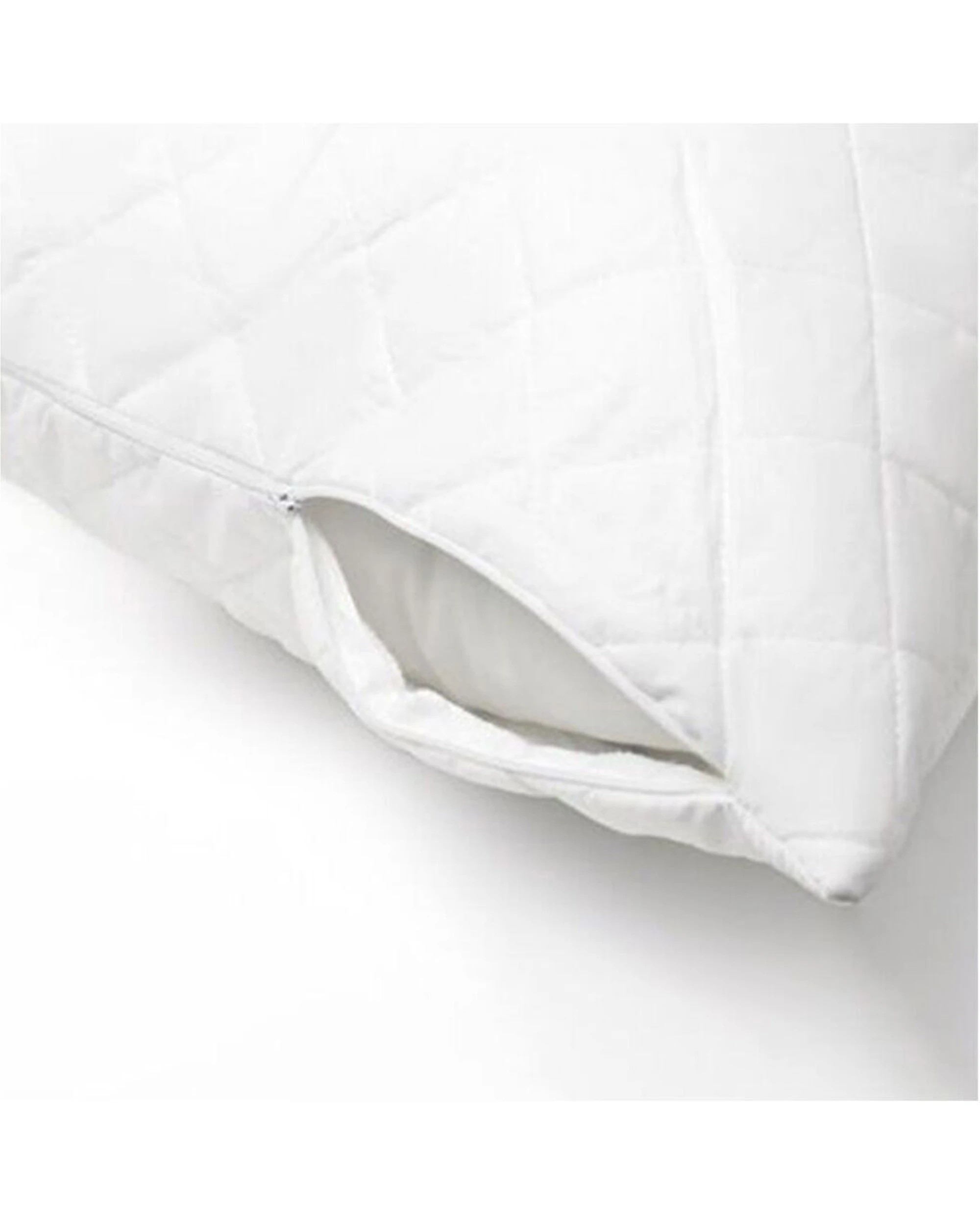 3 Jason Commercial J-Dream Quilted Pillow Protector Standard - 10PK 48x73cm - White, 3 of 3