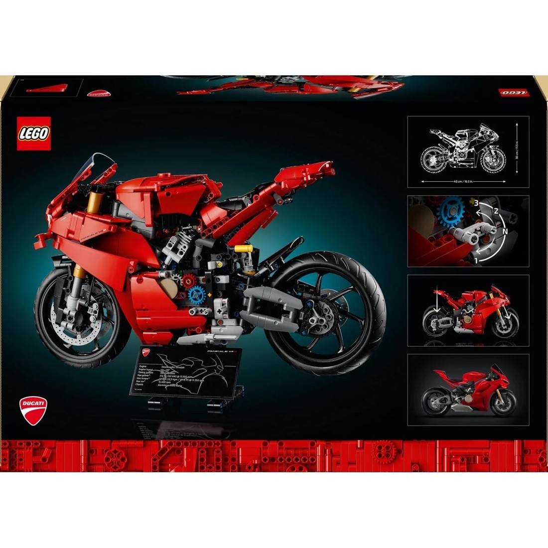 11 LEGO Technic Ducati Panigale V4 S Motorcycle 42202, 11 of 11