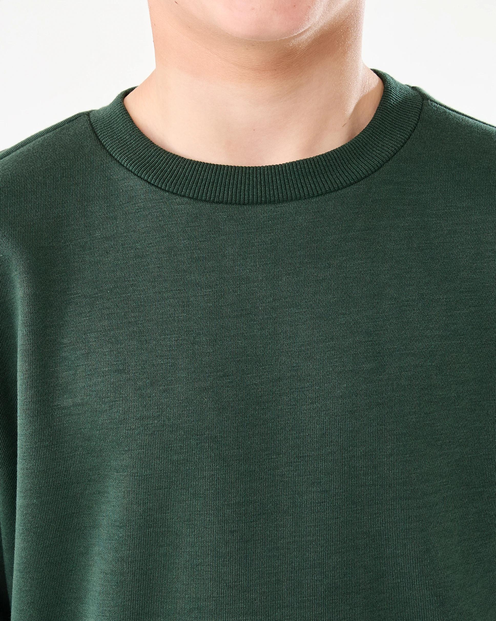 4 Basic Crew Sweatshirt Sycamore, 4 of 7