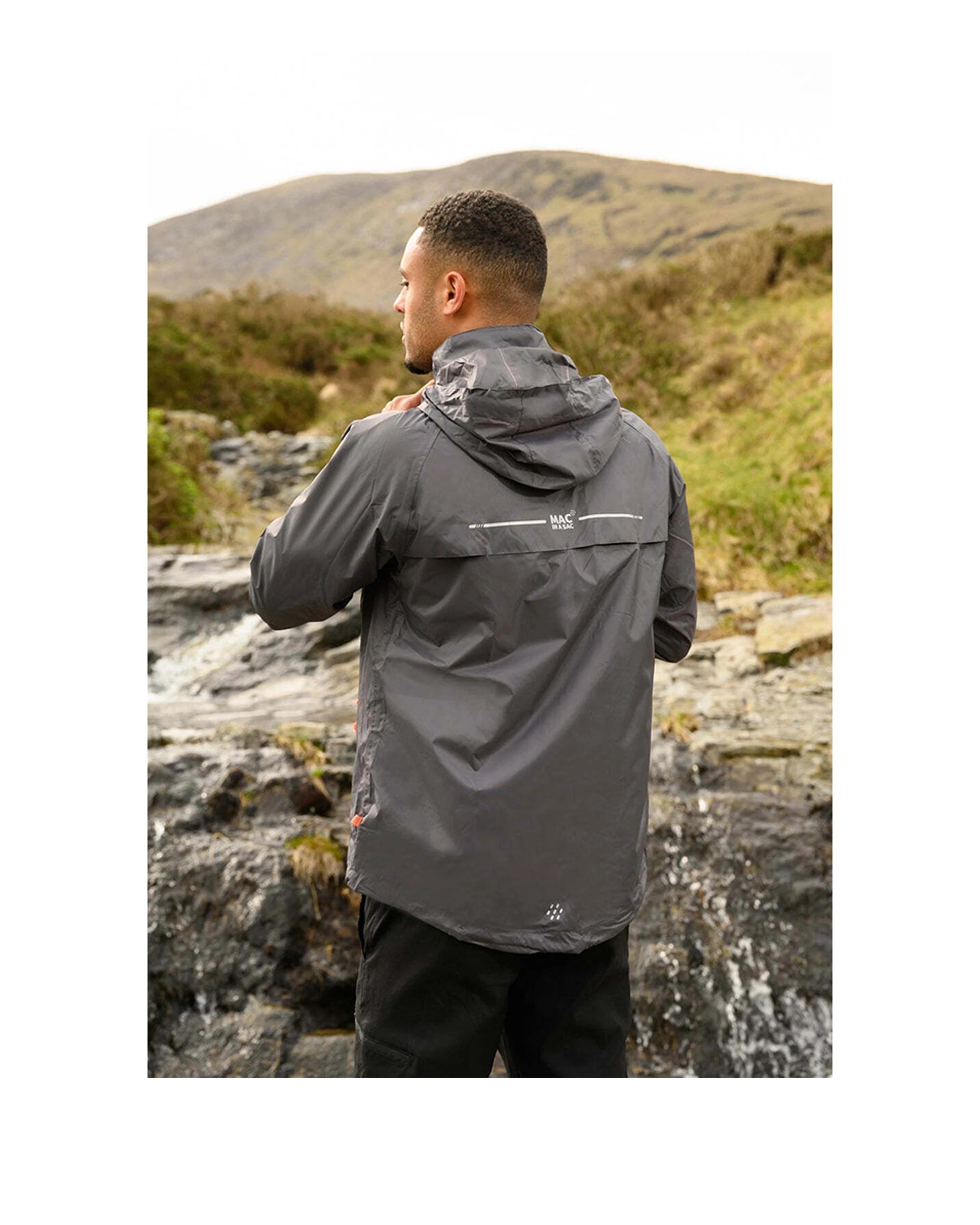 4 Mac In A Sac Unisex Adults Waterproof Jacket CHARCOAL, 4 of 7