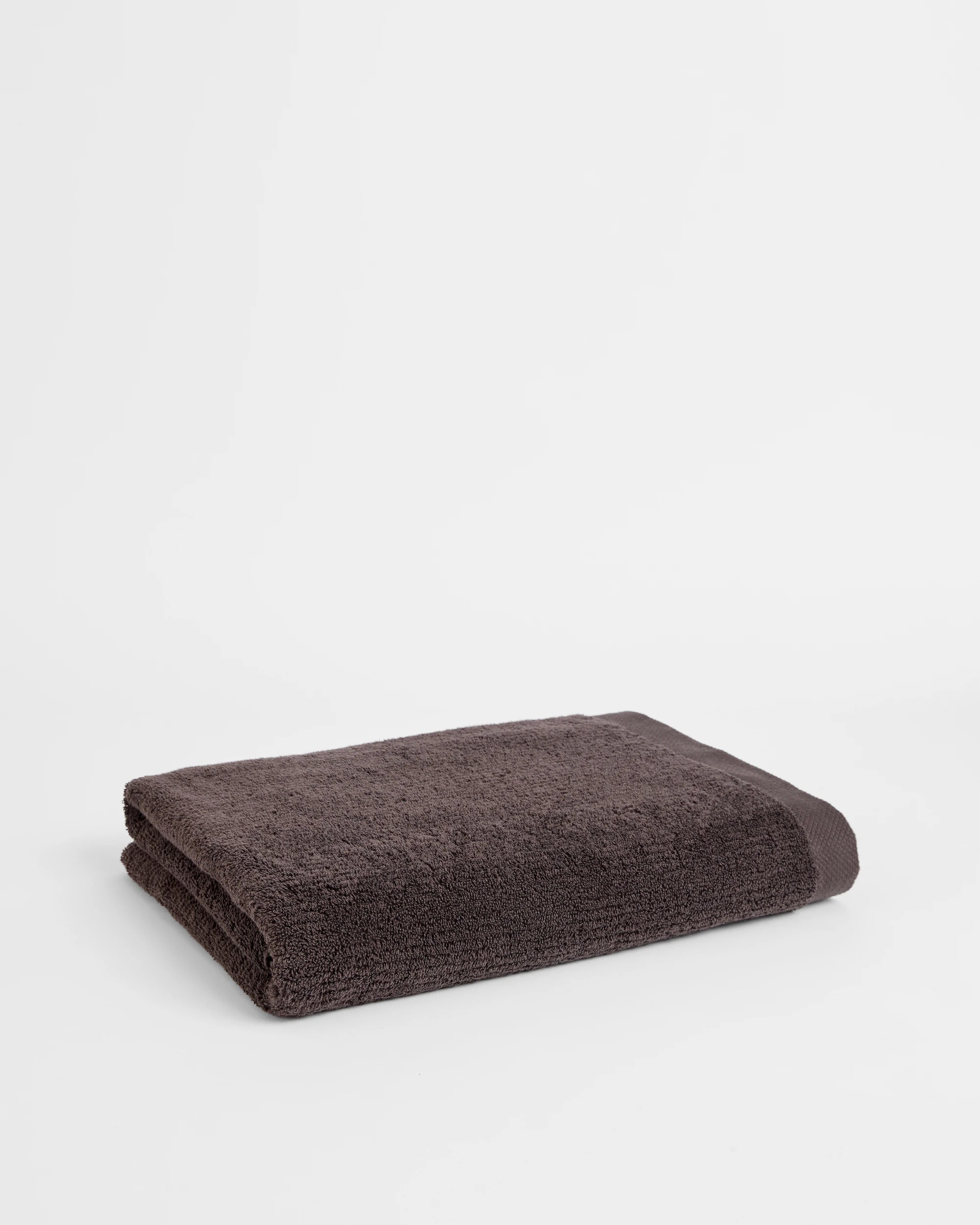 1 Target Piper Australian Cotton Ribbed Bath Sheet - Brown, 1 of 3