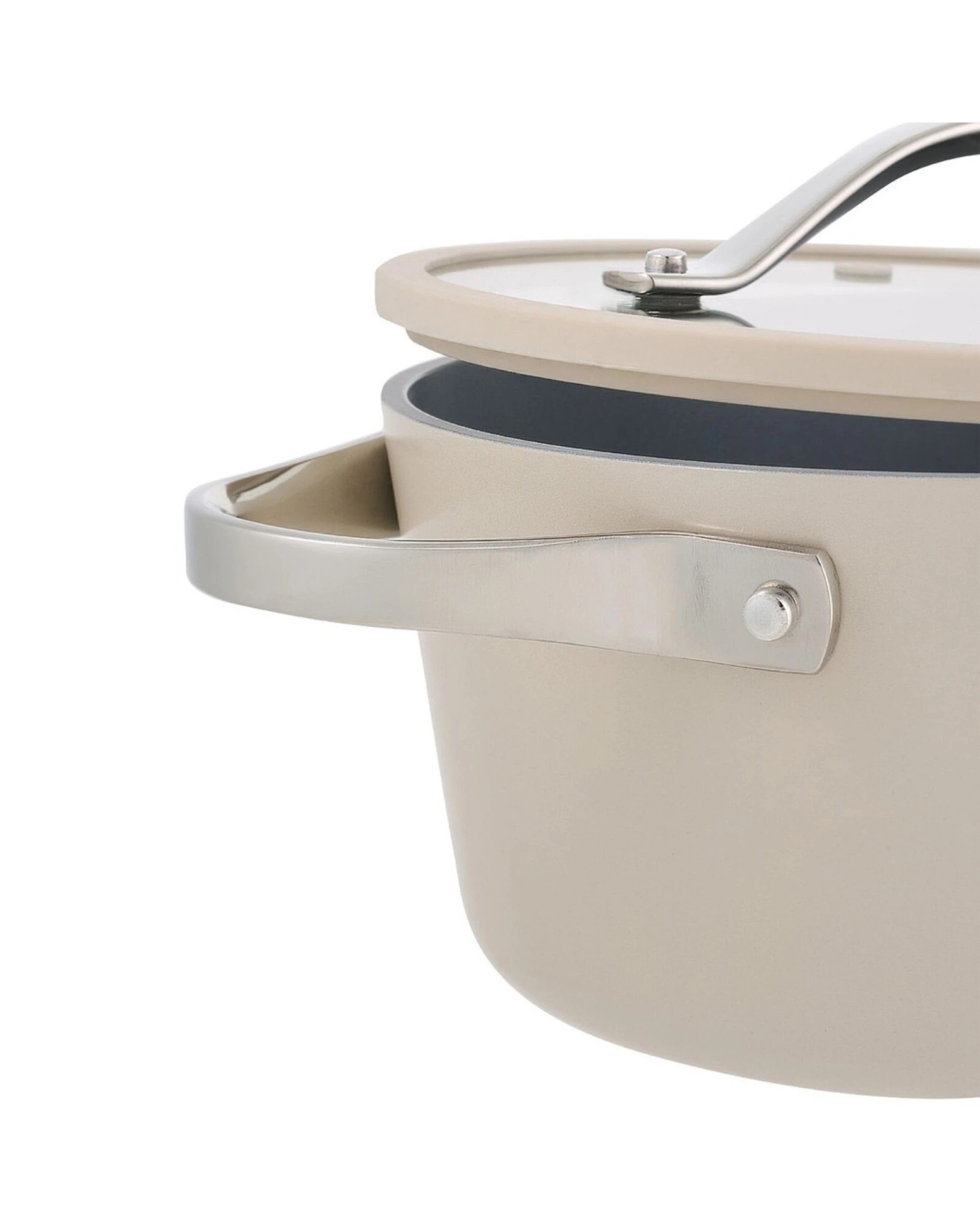 5 20cm Pyrolux Nexgen Saucepan 2.8l Ivory W/ Helper Handle | Ceramic Non-stick Oven Safe, 5 of 8