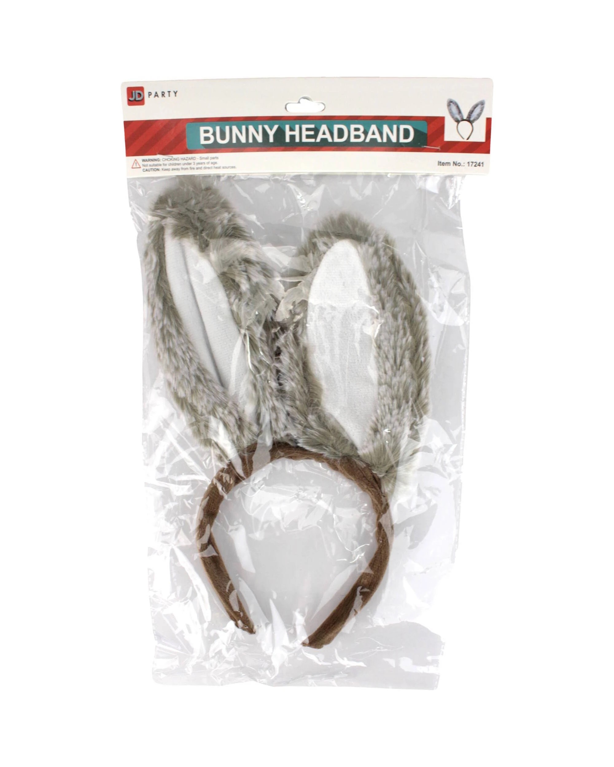 2 JDParty Woodland Plush Bunny Ears Headband, 2 of 3