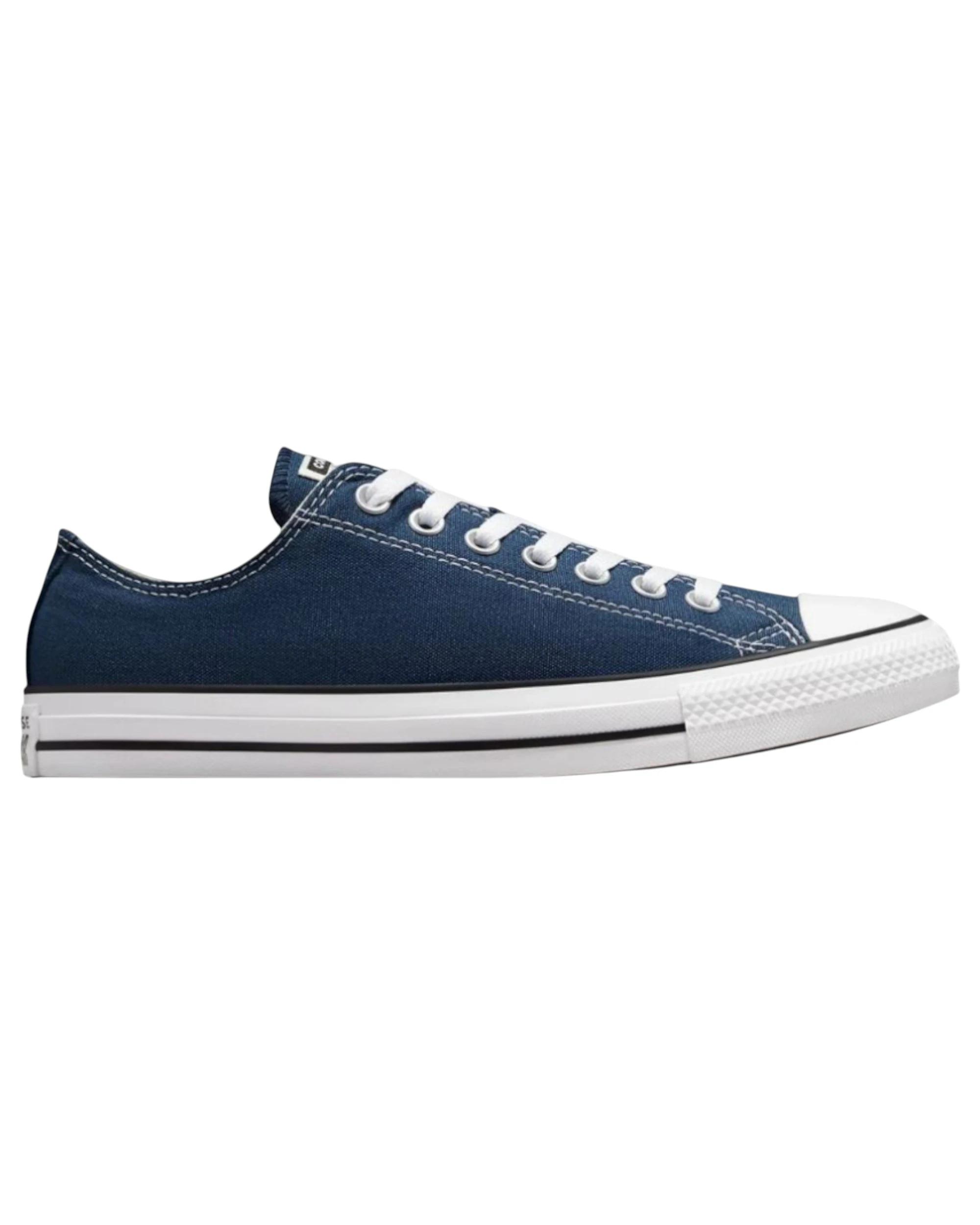1 Converse Unisex Chuck Taylor All Star Classic Low Top Canvas Shoes Navy, 1 of 8