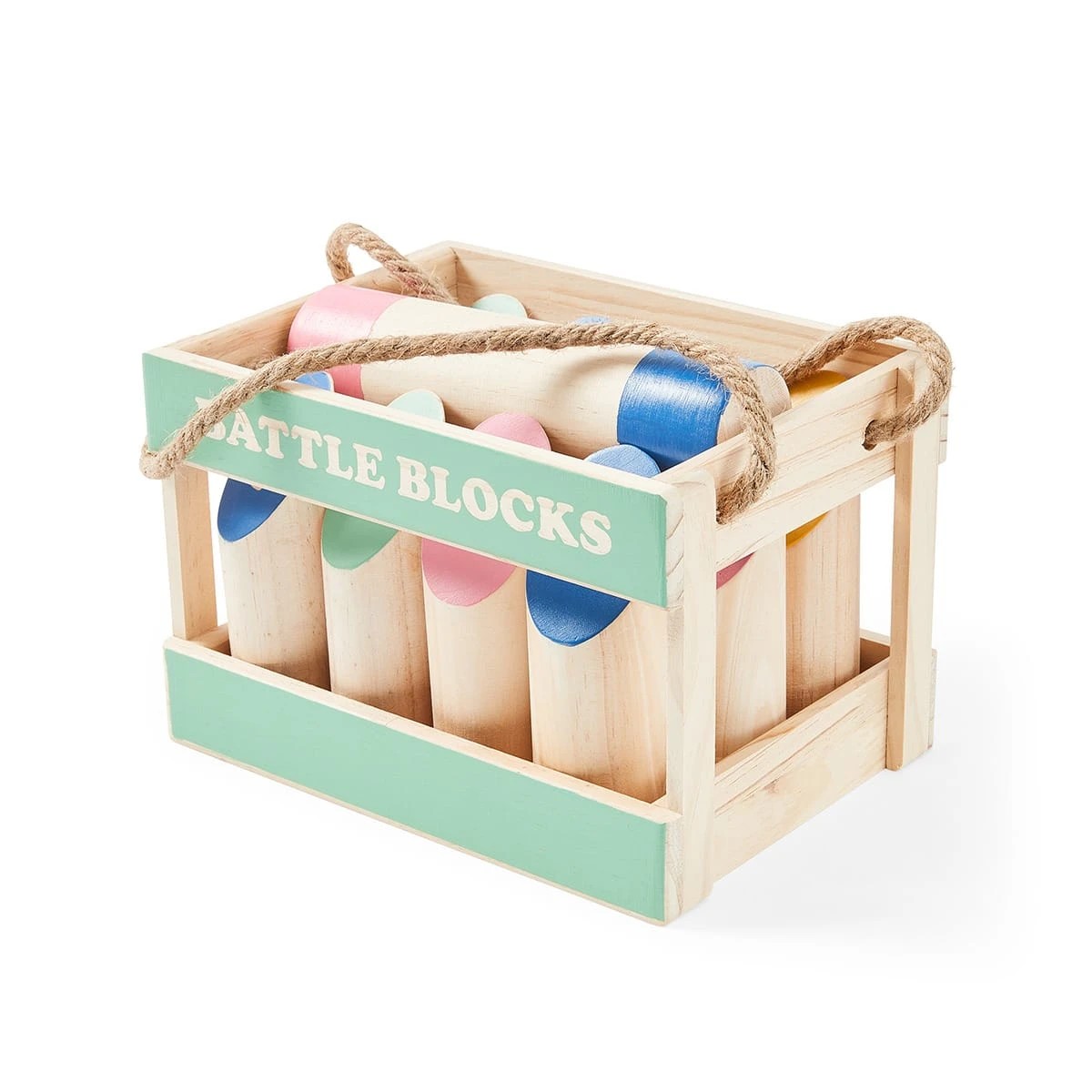 6 Wooden Battle Blocks, 6 of 7