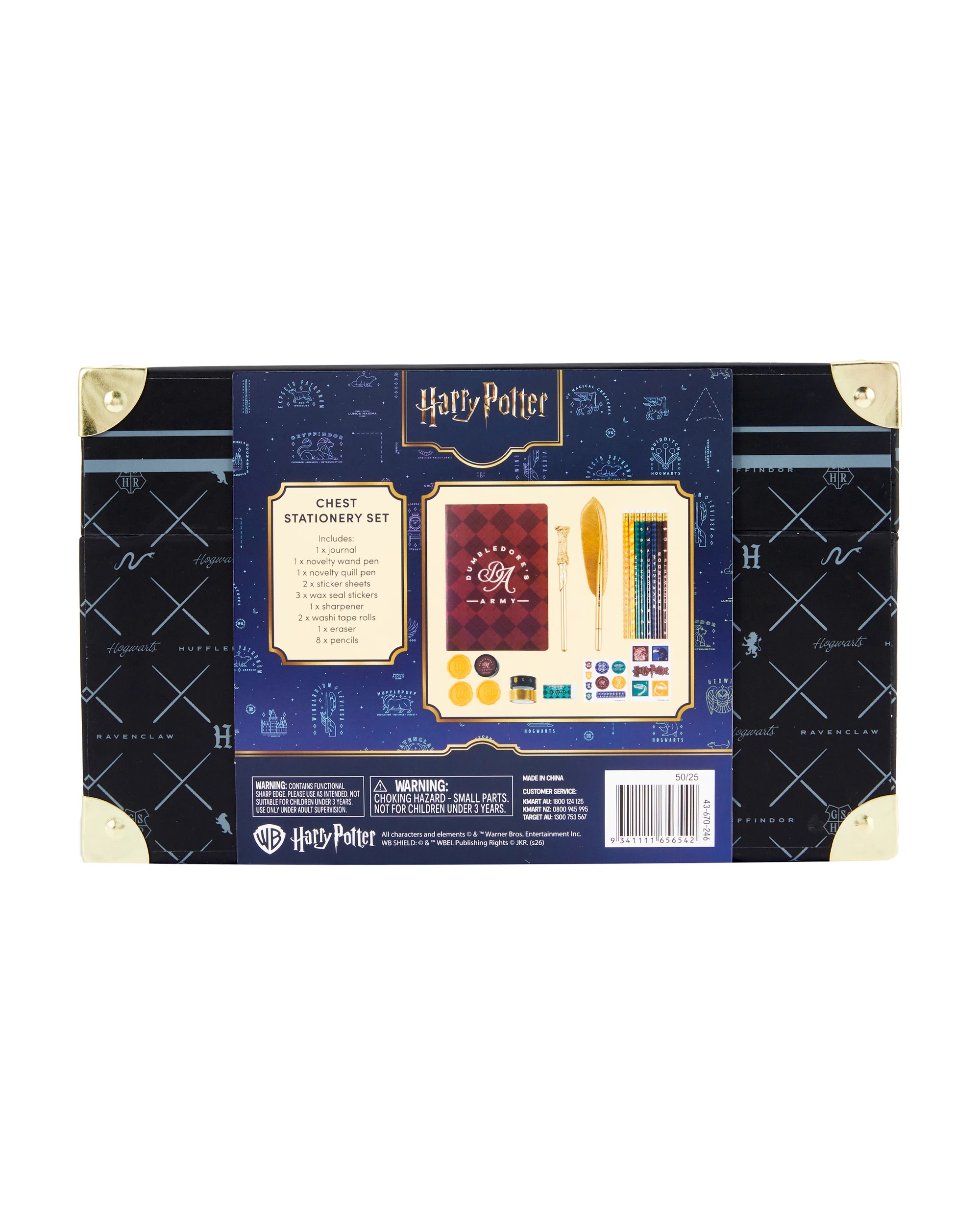 9 Warner Bros Harry Potter Chest Stationery Set, 9 of 9