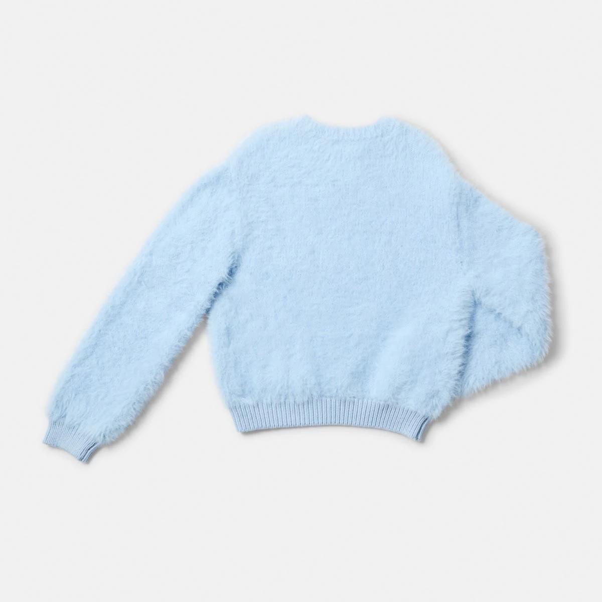 8 Eyelash Knit Jumper Doll Blue, 8 of 8