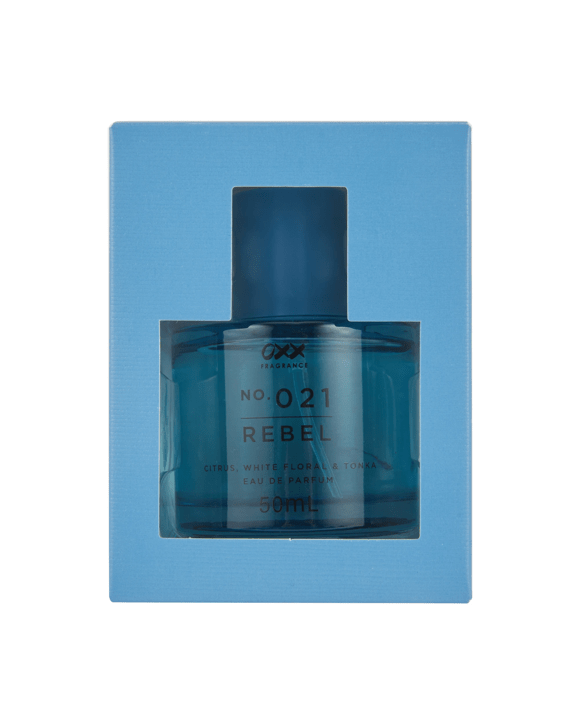 OXX Fragrance No. 021 Rebel Eau De Parfum 50ml - Citrus, White Floral and Tonka