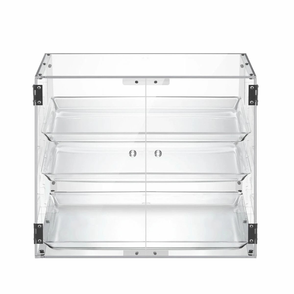 2 LUXSUITE Cake Display Cabinet 3 Tier Acrylic Bakery Cupcake Stand Case Unit Holder Muffin Donut Pastry Model Toy, 2 of 3