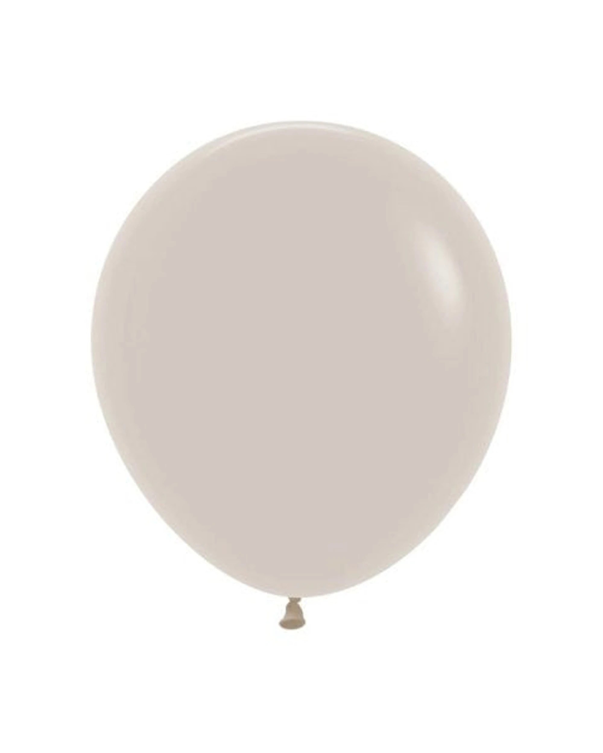 1 Alpen 6pc Sempertex Balloon Pack Party Supplies 45cm Fashion Sand - Beige, 1 of 1