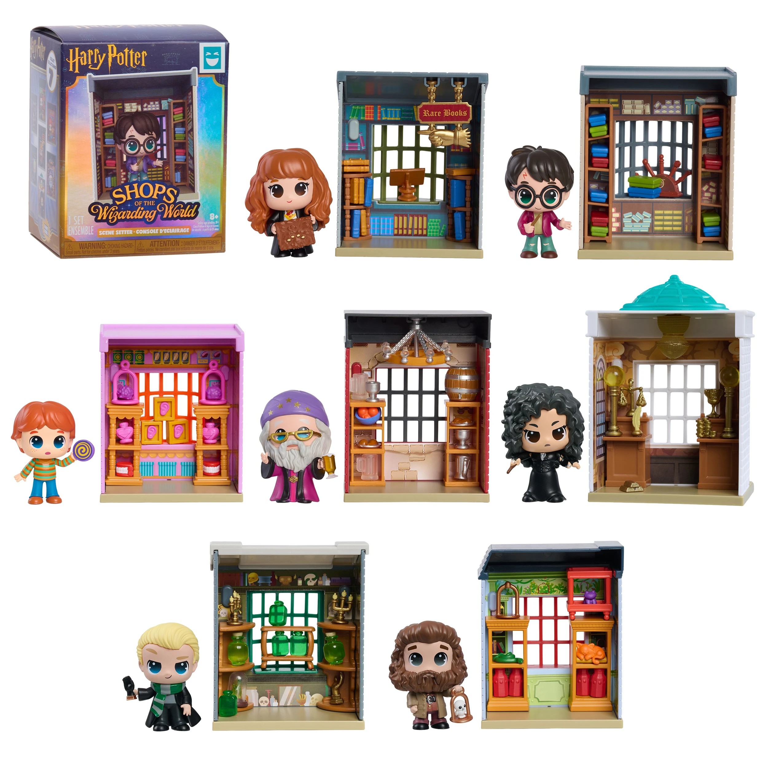1 Happy Haul Harry Potter Shops of the Wizarding World Scene Setter Playset - Assorted, 1 of 5