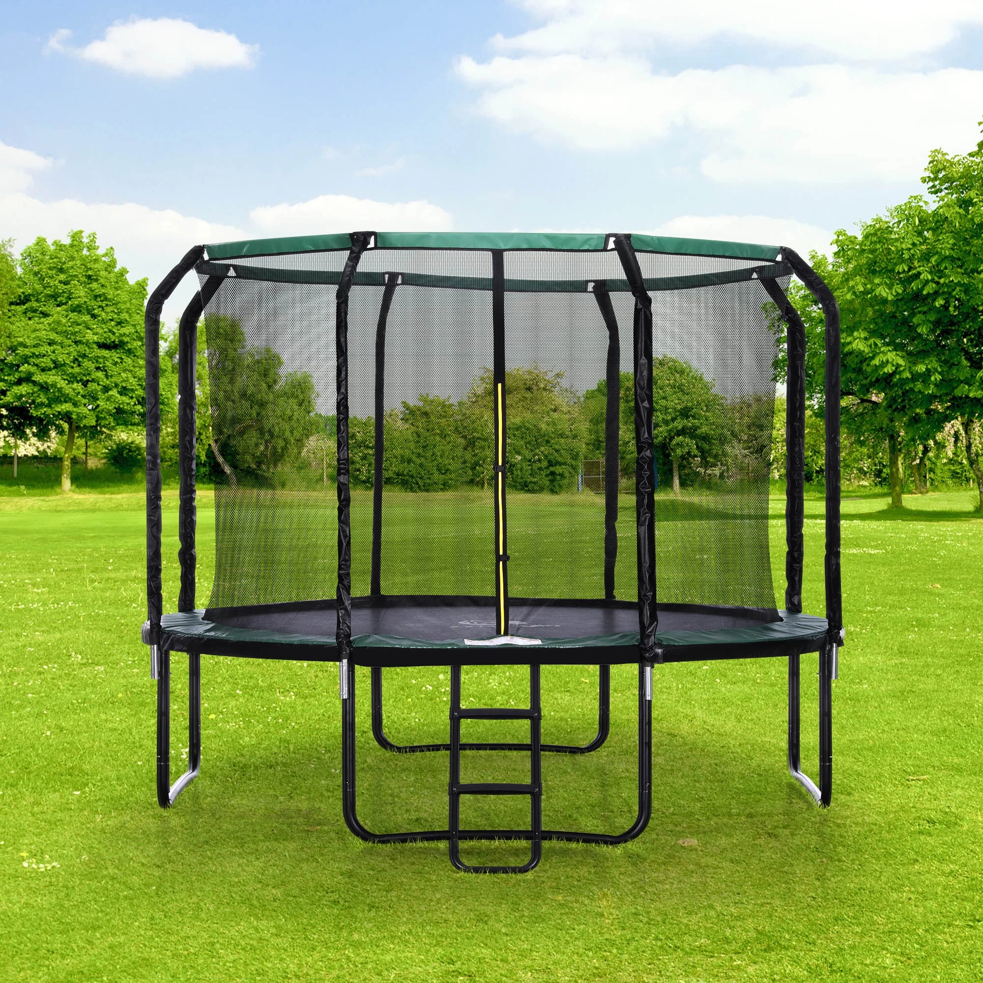 7 Centra Trampoline Round Basketball Set 10FT, 7 of 7