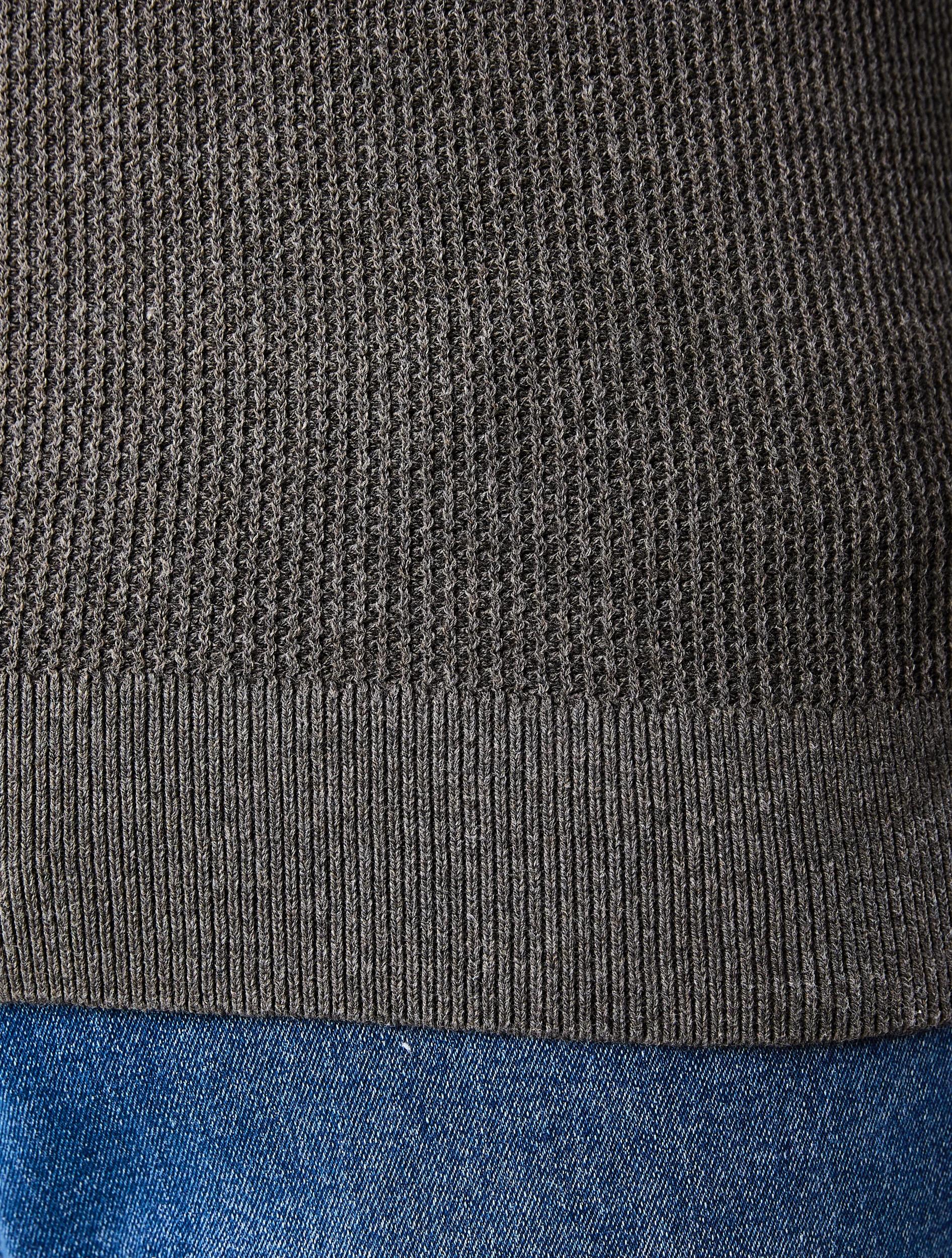 6 Lightweight Crew Neck Knit Jumper Brn Mulch, 6 of 7