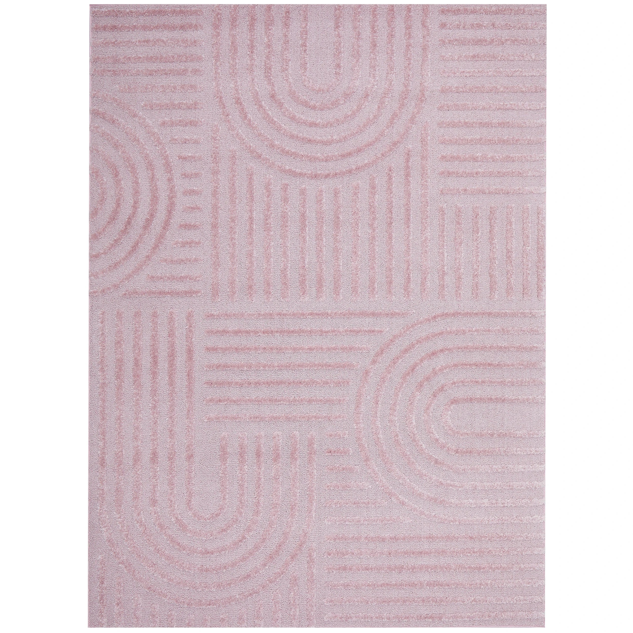 1 Common Ground Rugs Safflower 57 400x300cm - Pink, 1 of 7
