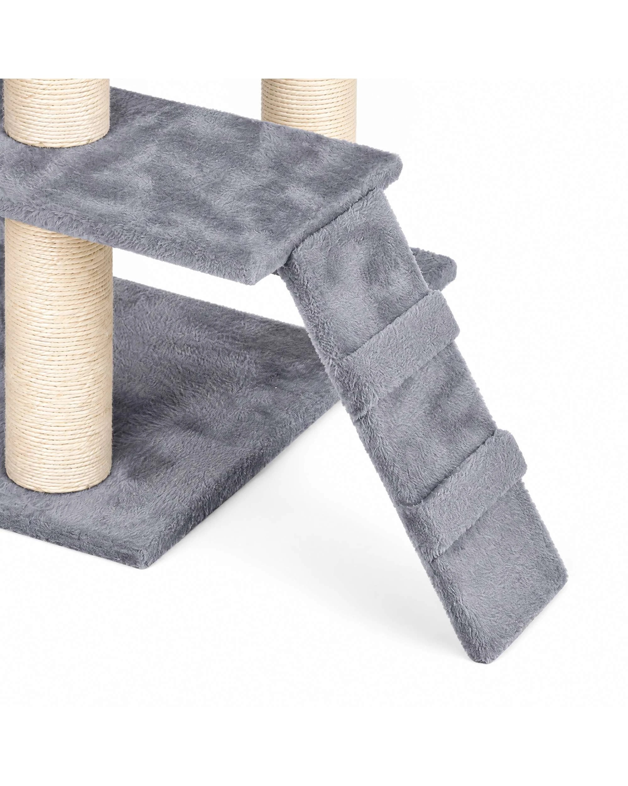 8 Advwin Floor to Ceiling Cat Tree Tower 230-254cm Scratching Post Scratcher Tower Condo House Furniture, 8 of 10