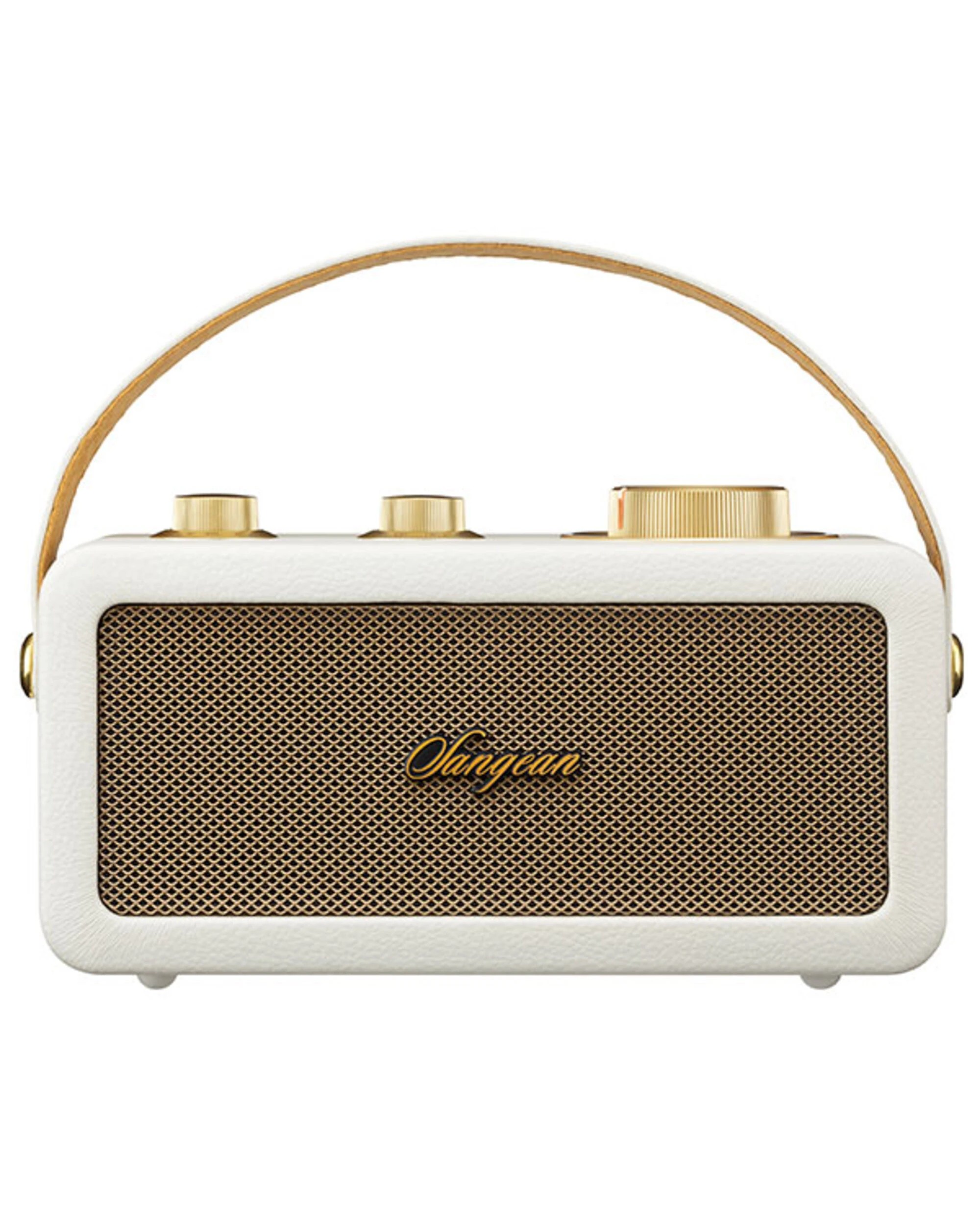 1 Sangean RA-101 BT Speaker w FM Radio - White, 1 of 5