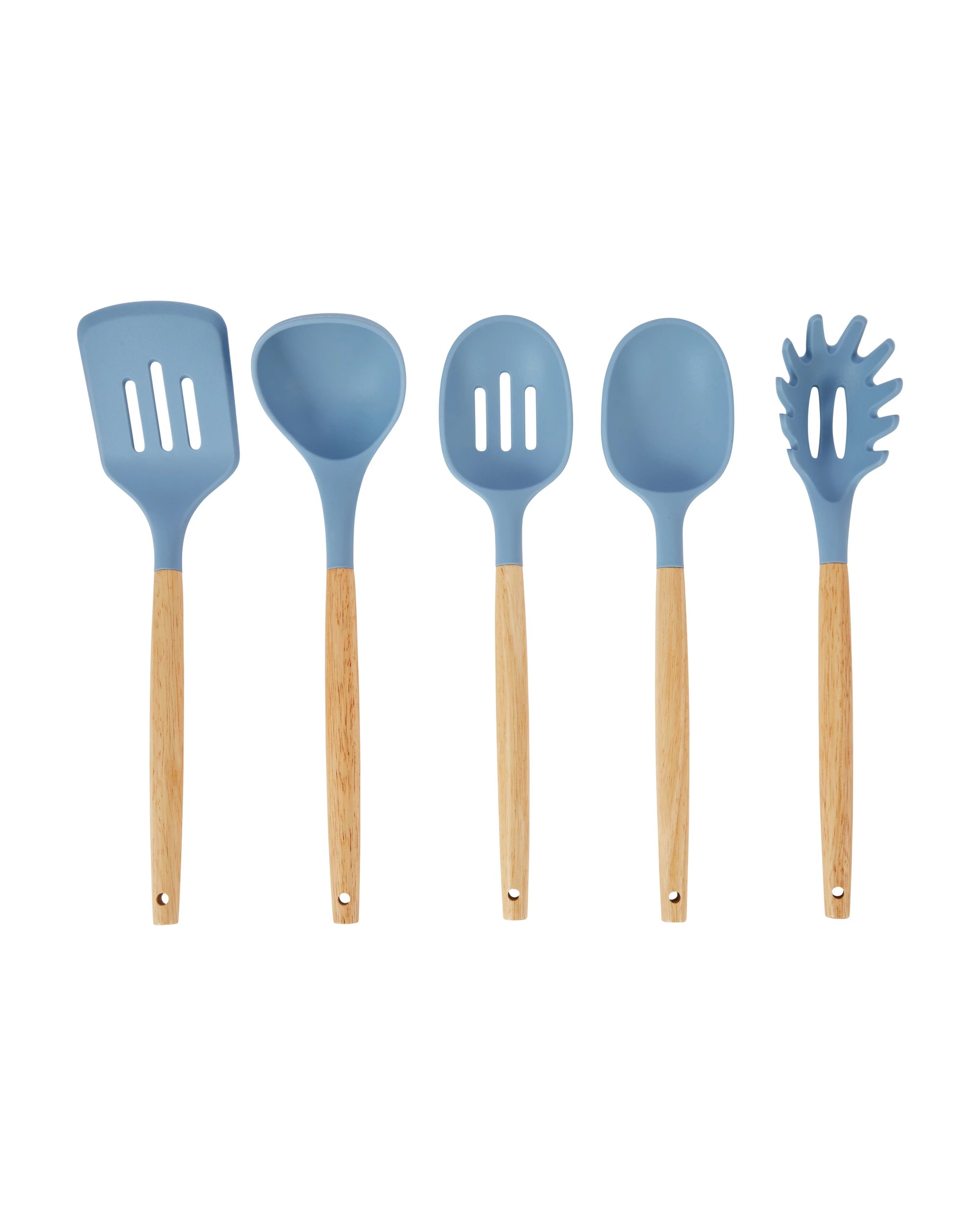 1 Set of 5 Utensils - Blue, 1 of 8