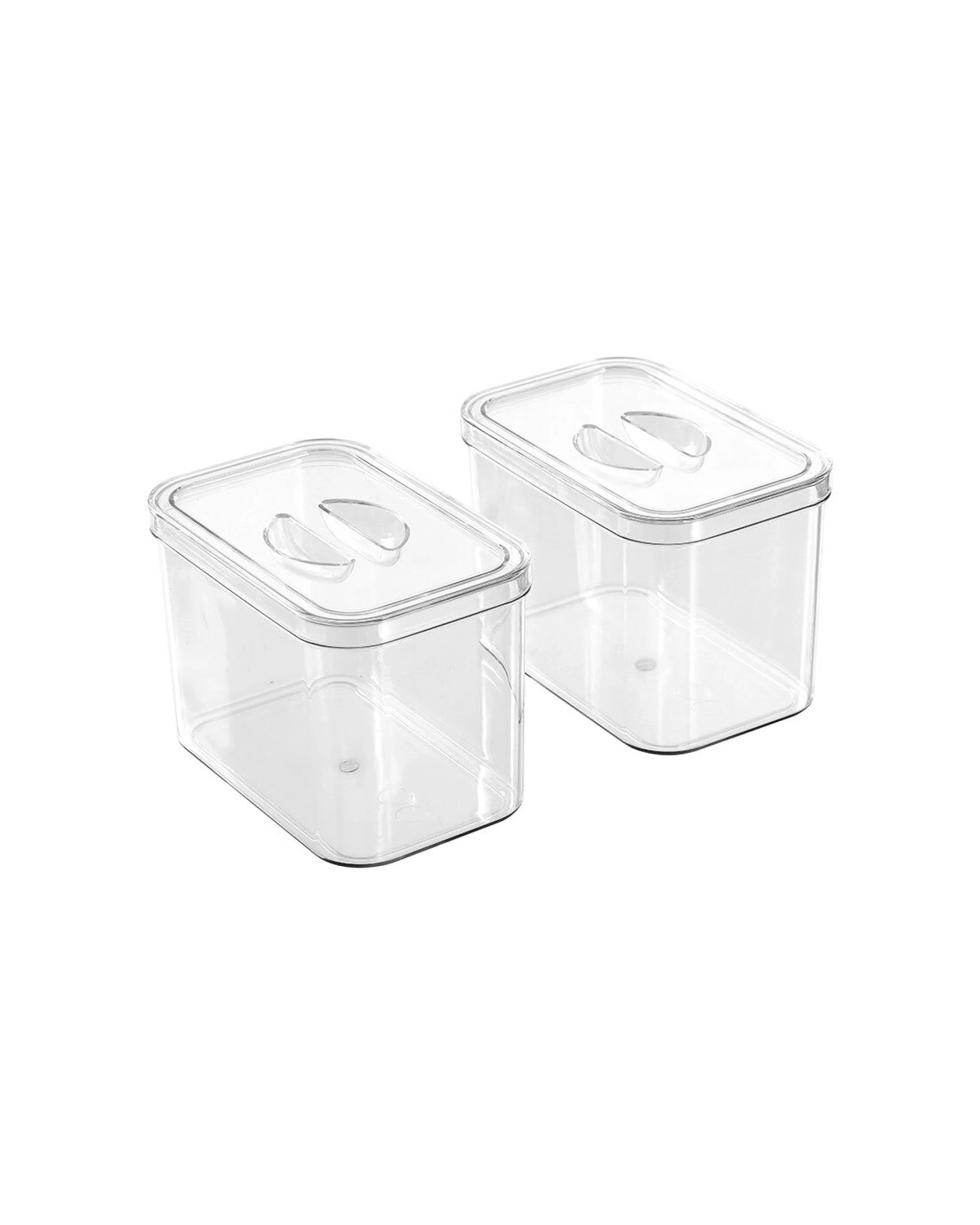 7 Boxsweden Crystal 4 Piece Storage Container Clip Lock Lid 2x1L 1x2.15L 1x5.4L, 7 of 7