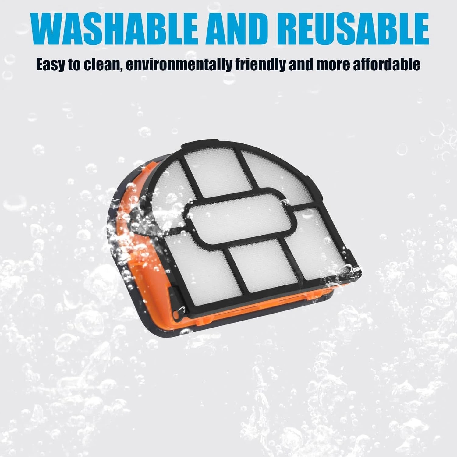 4 Hygieia Filter Set For Shark Hydrovac Cordless 3-In-1 Cleaner (Wd210 Wd210Anz) - Grey, 4 of 4