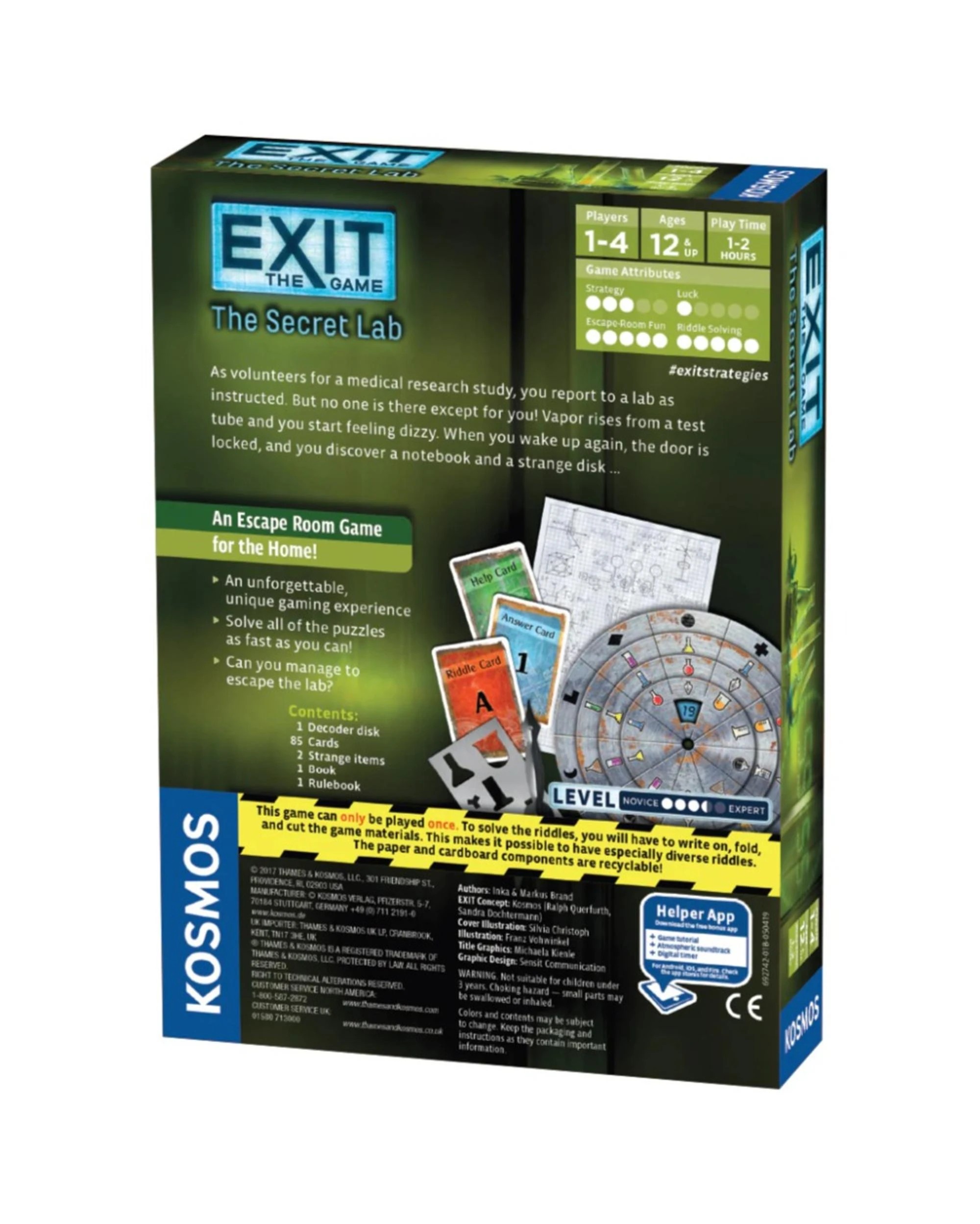 3 Exit The Game: The Secret Lab Puzzle Game, 3 of 3