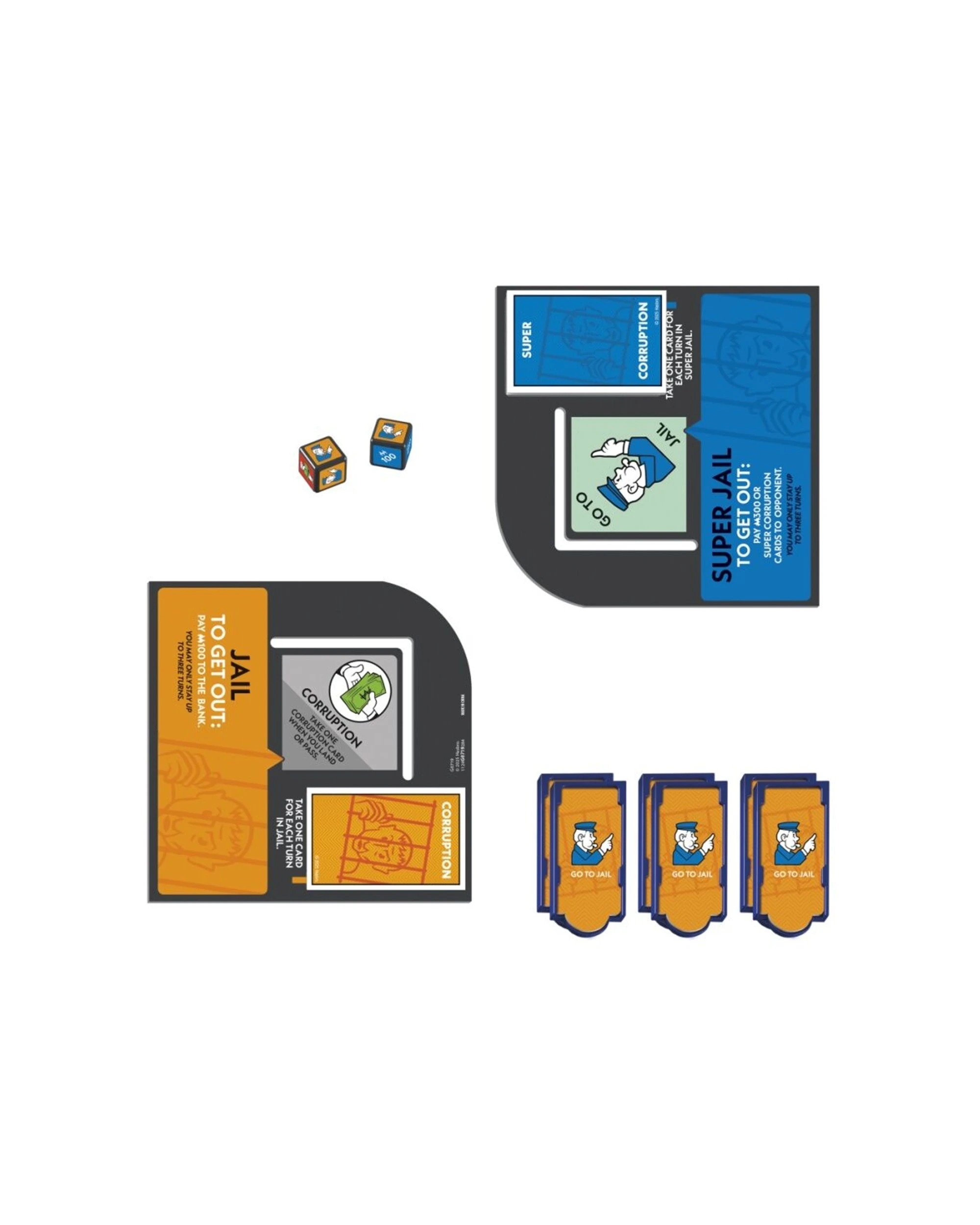 3 Monopoly Go To Jail Expansion Pack Compatible With Classic Game - Multi, 3 of 7