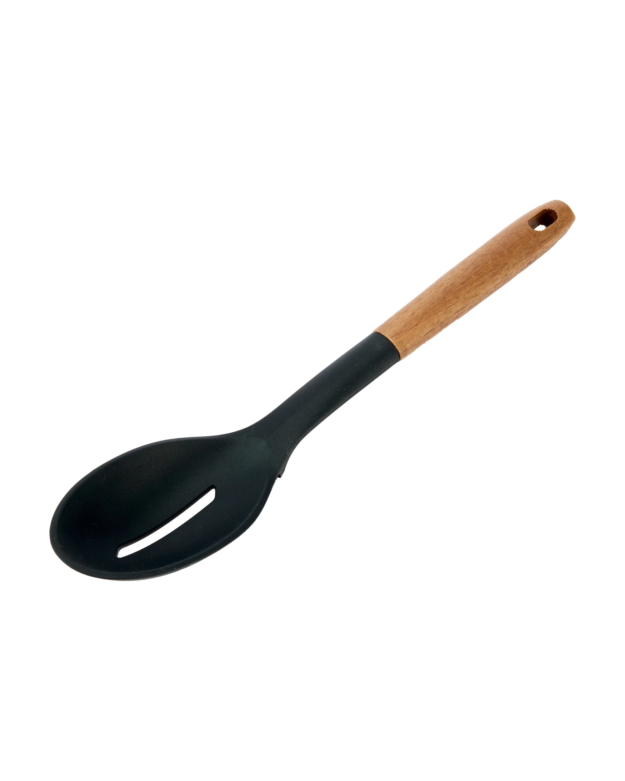 4 Set of 5 Silicone Utensils with Acacia Handles, 4 of 10