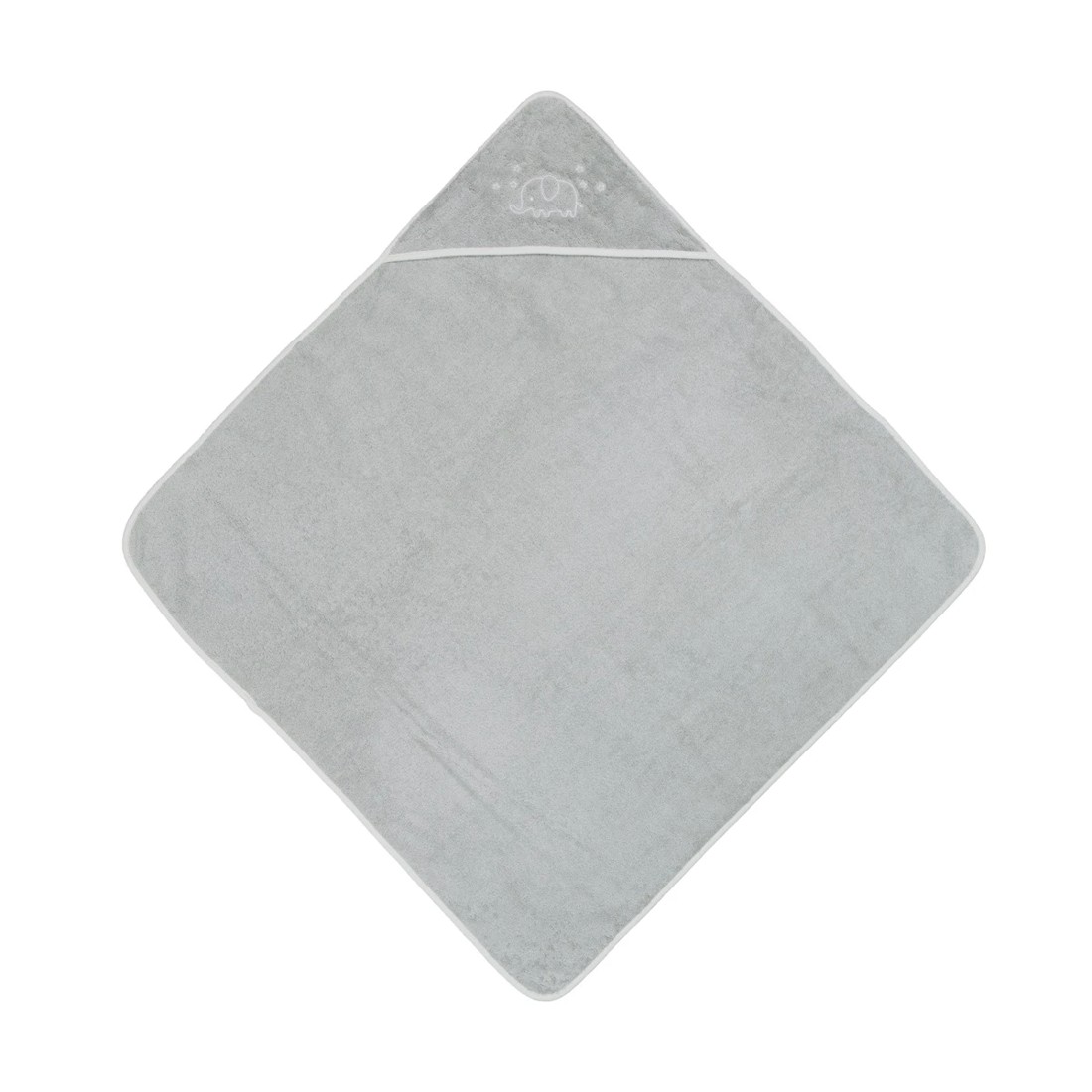 1 Cotton Hooded Towel - Elephant, 1 of 5