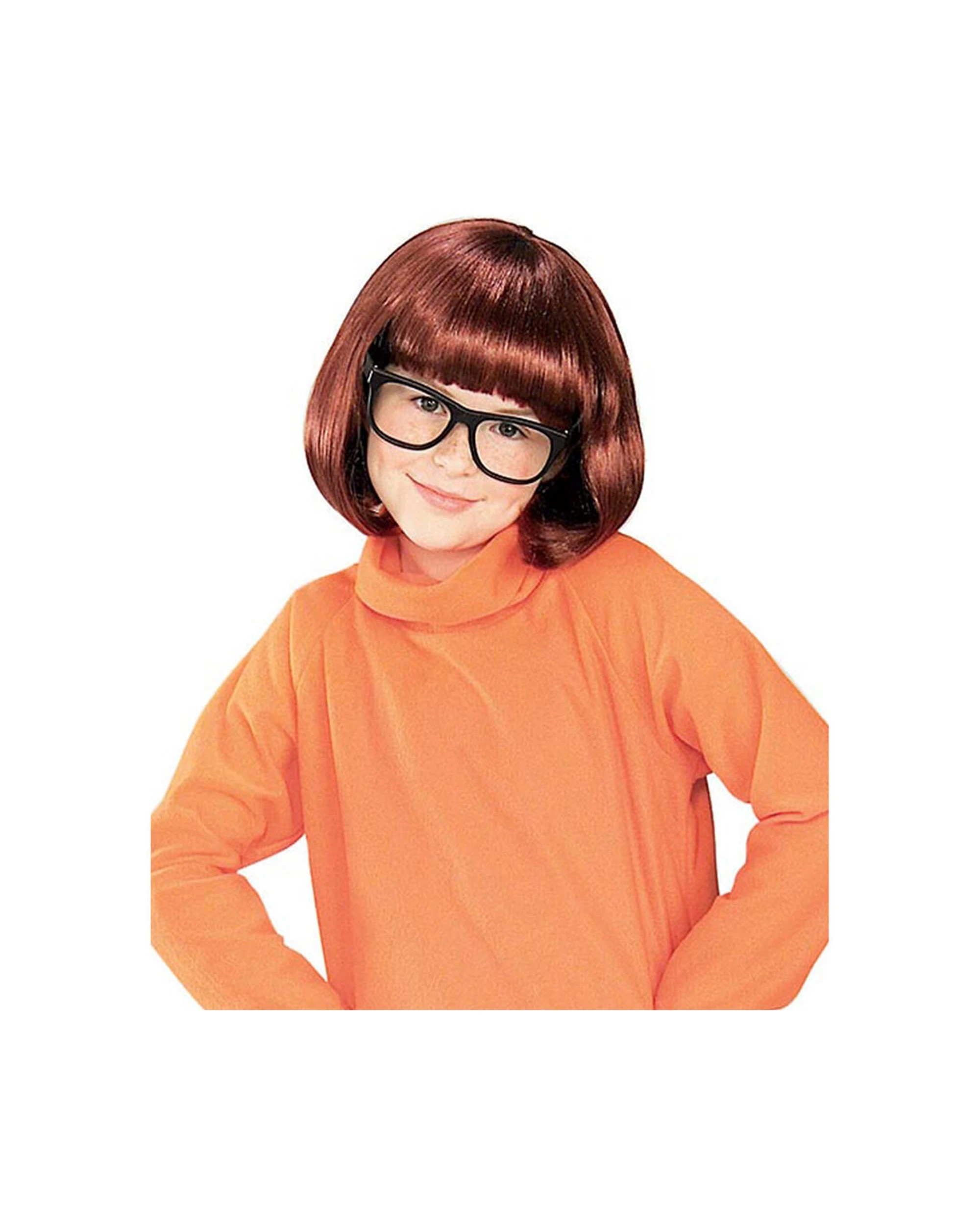 2 Rubies Scooby Doo Velma Deluxe Girls Dress Up Costume Size S - Multi, 2 of 3
