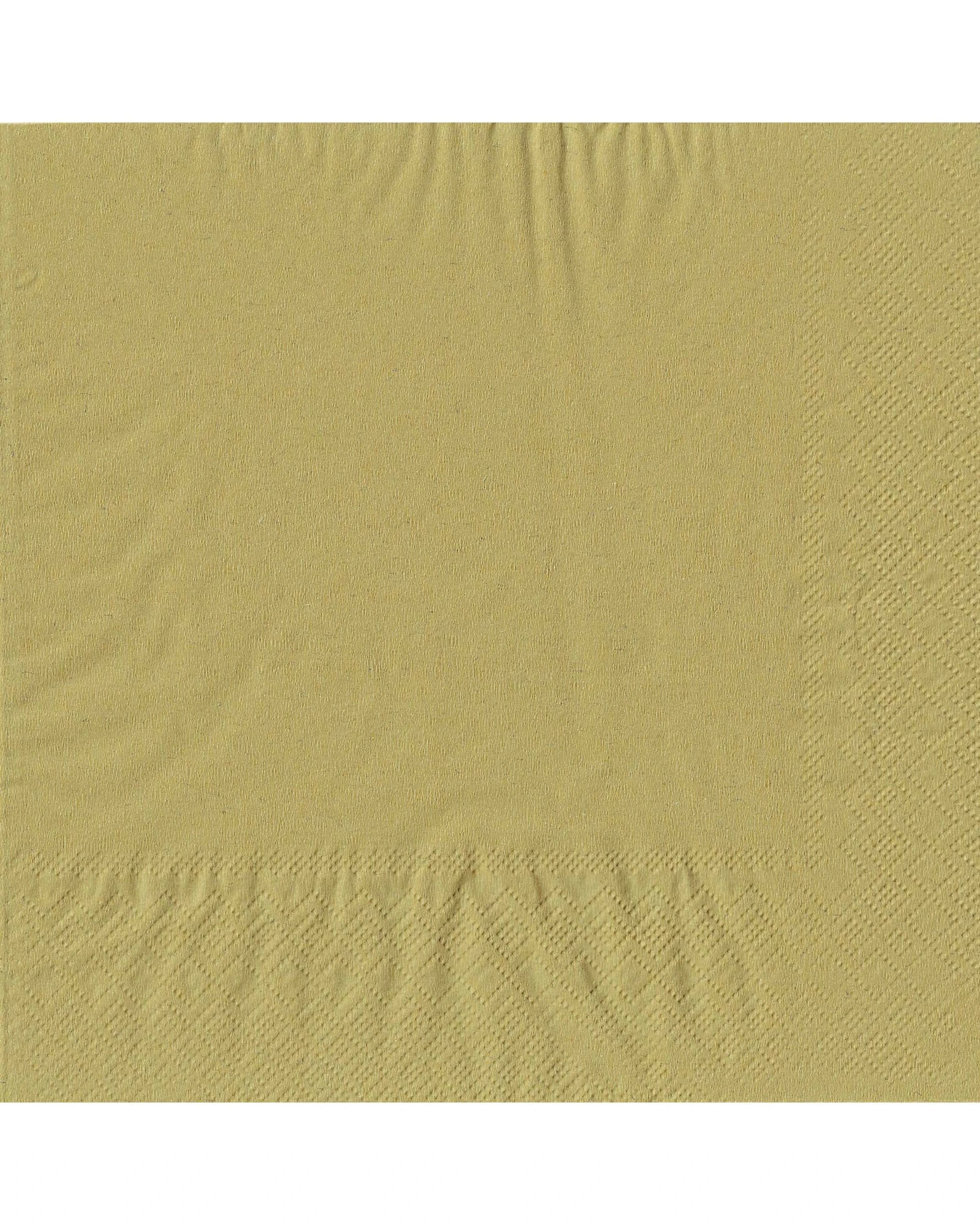 1 Alpen Gold Dinner Napkins / Serviettes Pack of 50 - Gold, 1 of 1