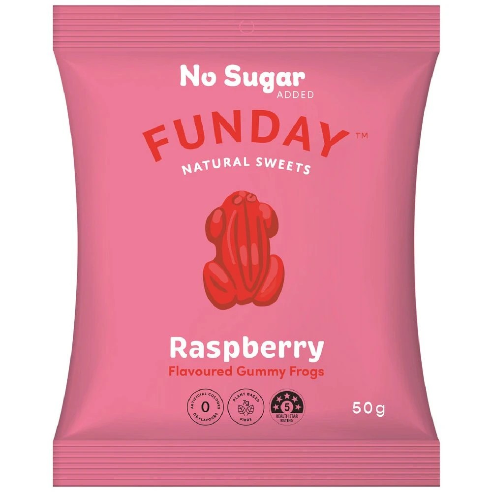 1 Funday Raspberry Frogs 50g, 1 of 3