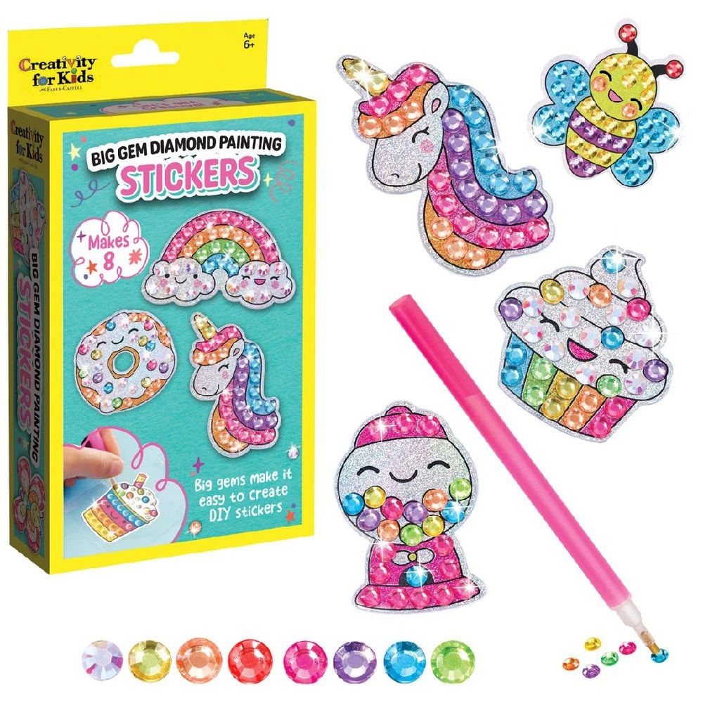 2 Creativity for Kids Big Gem Diamond Painting Stickers, 2 of 2