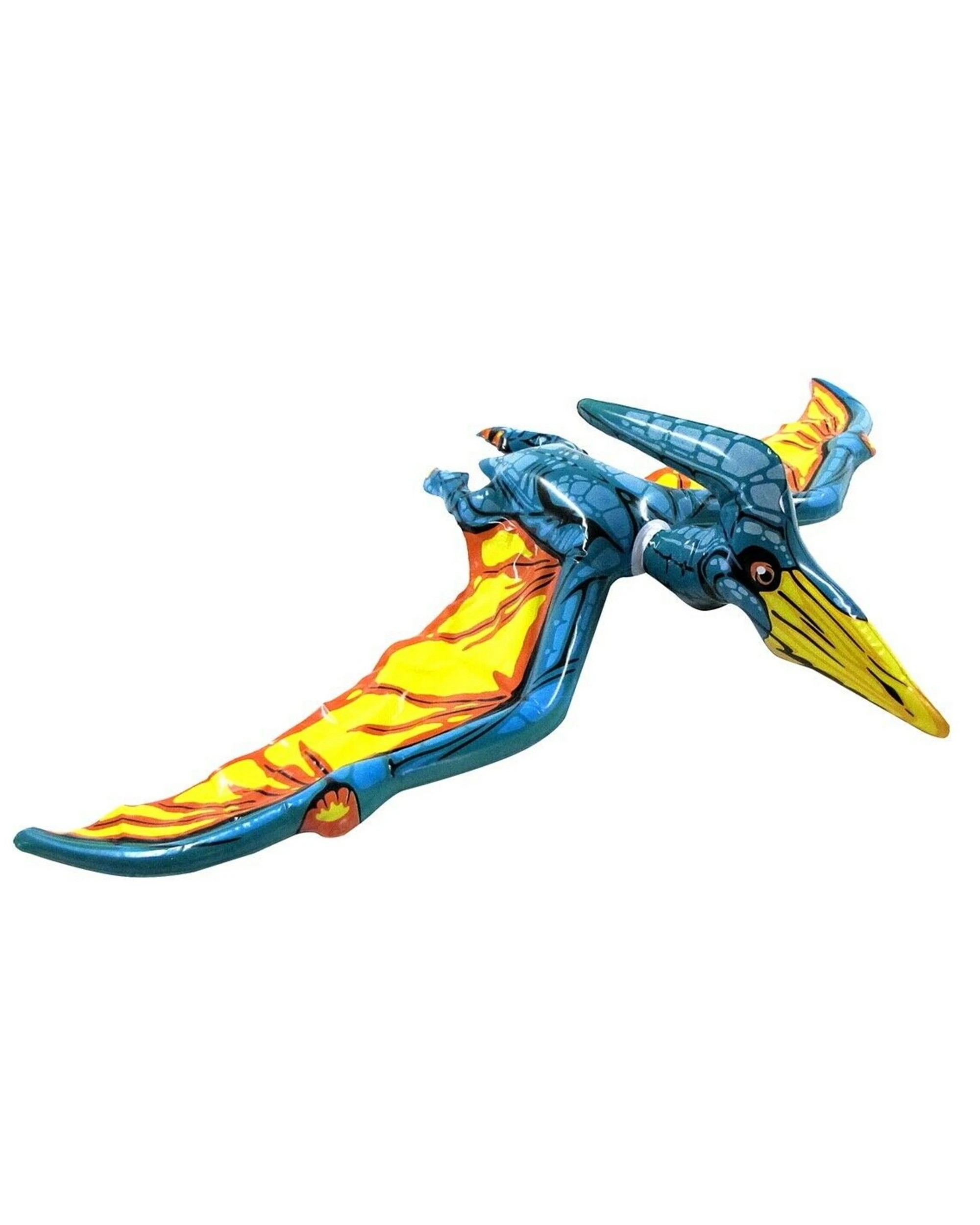 1 Partyrama Inflatable Dinosaur Blue Pterodactyl, 1 of 1