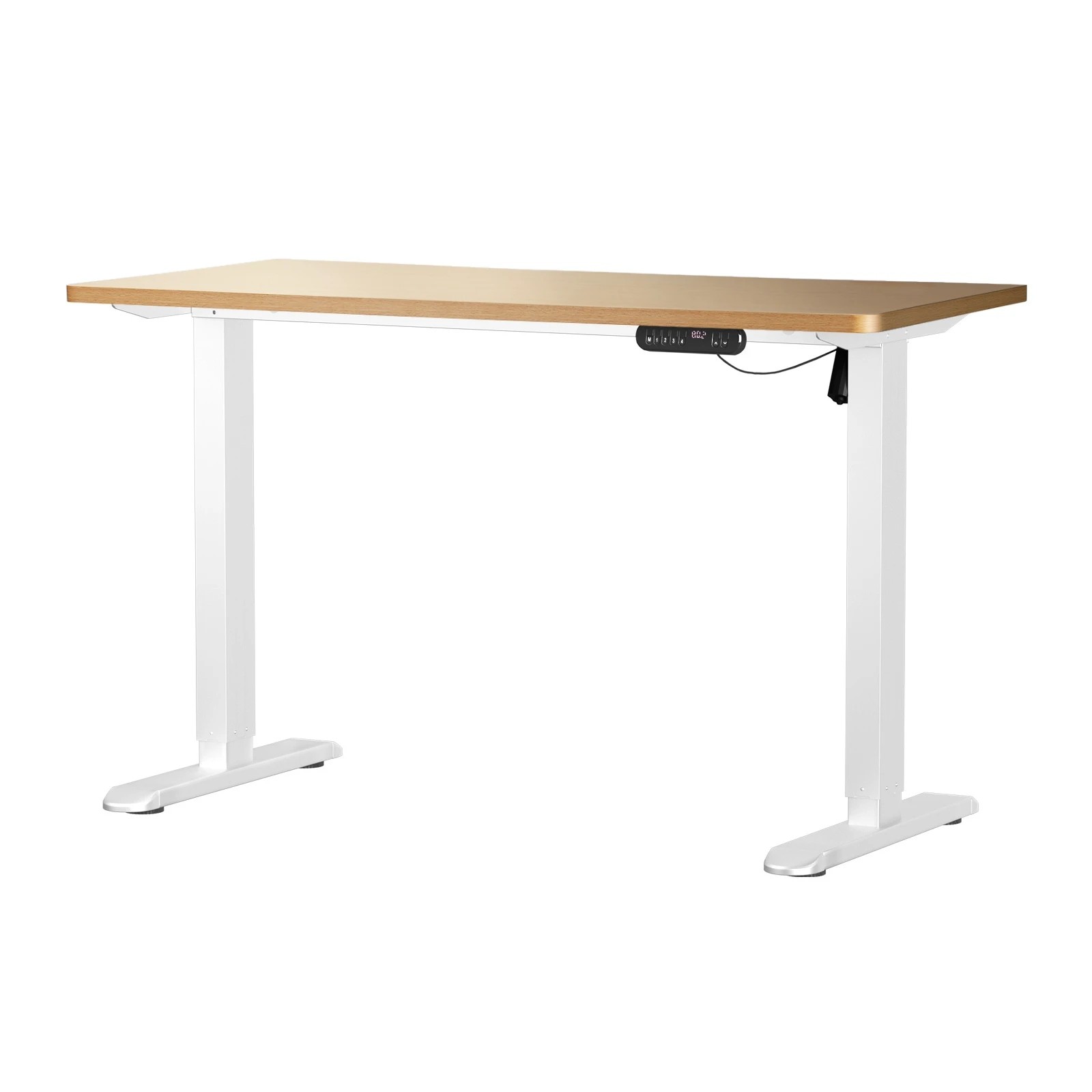 1 Oikiture 120cm Electric Standing Desk Single Motor Height Adjustable Sit Stand Table
 - Multi, 1 of 4