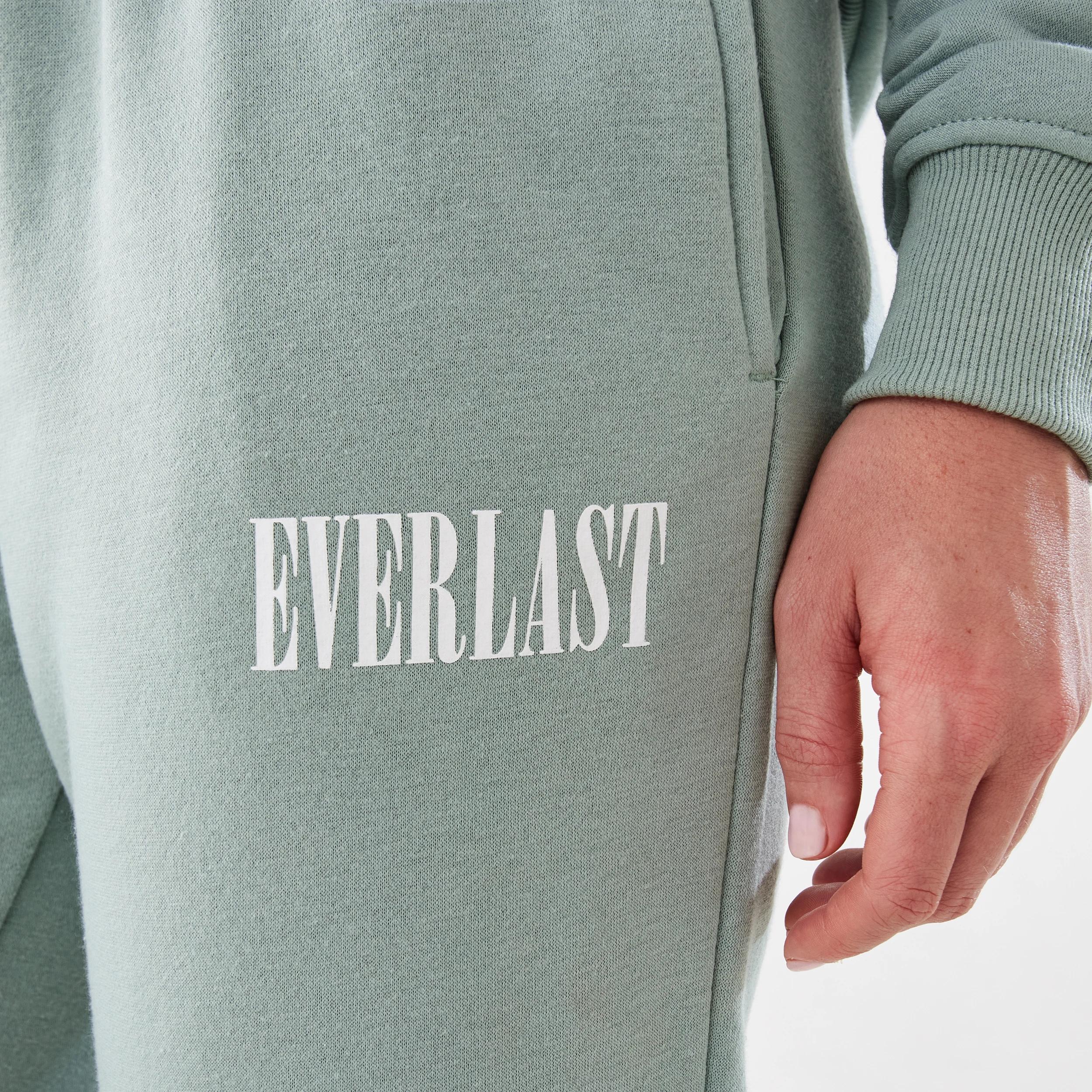 9 Everlast Womens Athletic Club Sweatpants EVERLAST BLOCK LOGO SAGE GREEN, 9 of 9