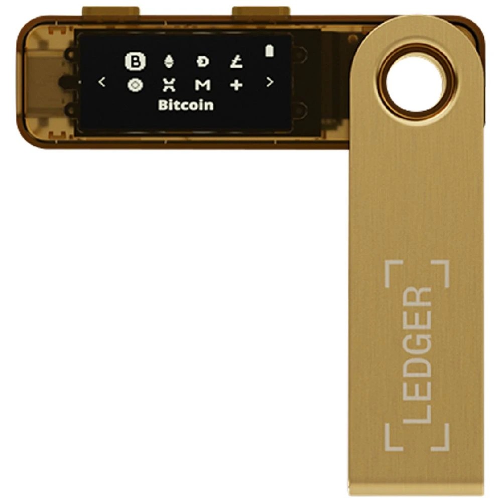 3 Ledger Nano S Plus Crypto Wallet Gold, 3 of 5