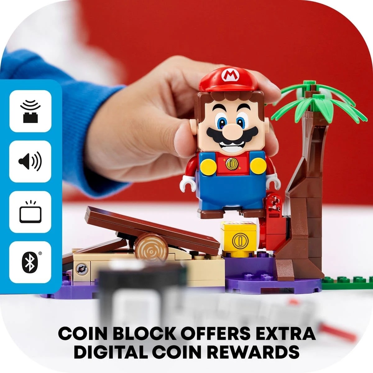 6 LEGO Super Mario Chain Chomp Jungle Encounter Expansion Set 71381, 6 of 9