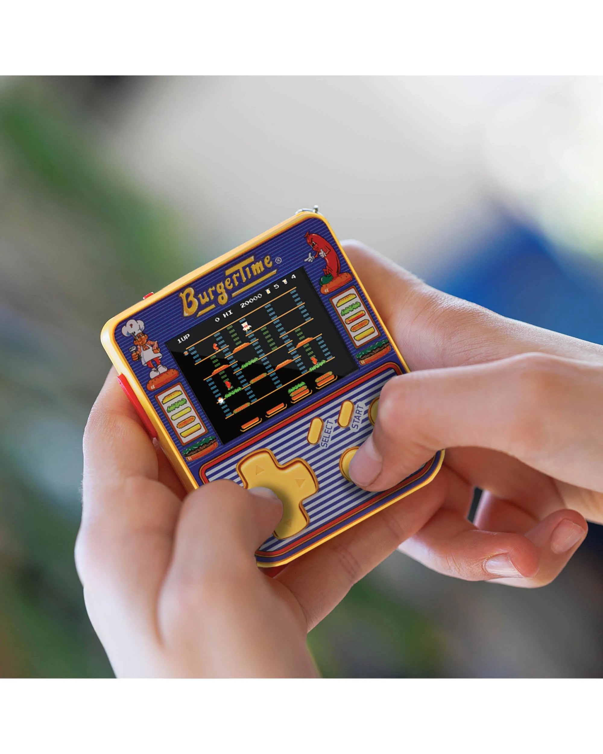 5 Super Micro Burgertime Gamer Keychain, 5 of 5