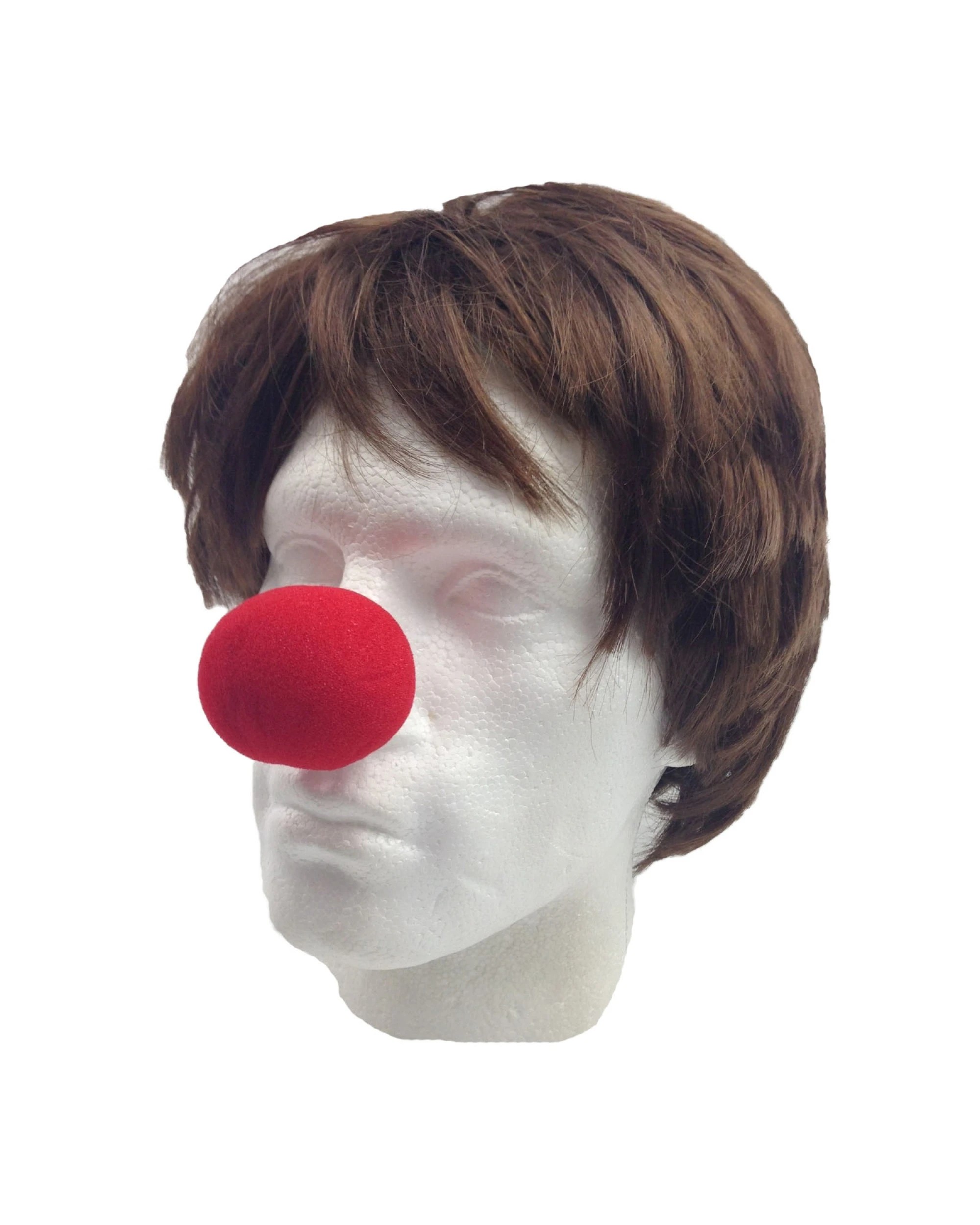 1 Br Costumes Soft Clown Nose Costume Dress Up Halloween Spongy Sponge Circus Fancy Fun Silly - Red, 1 of 2