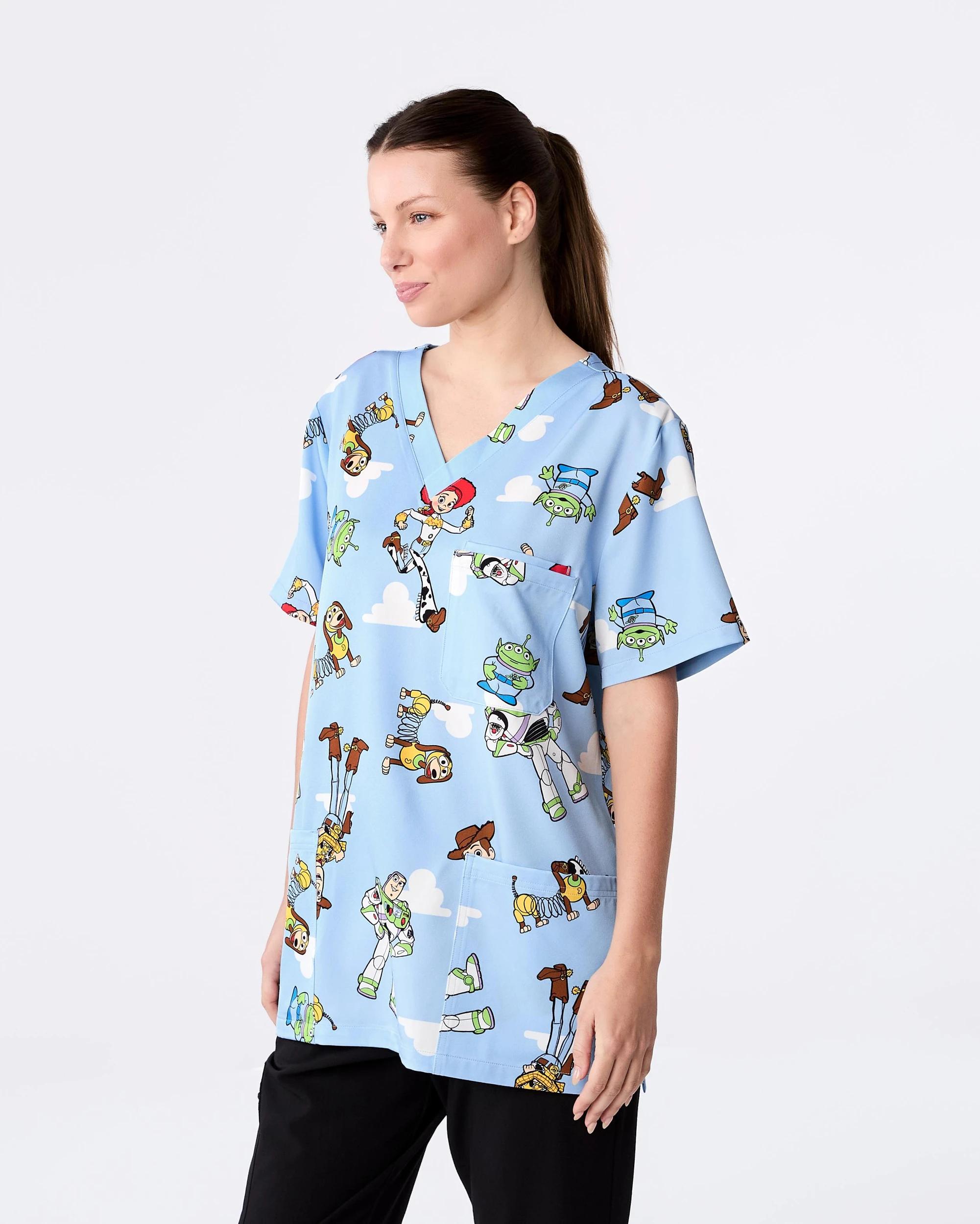 2 Workwear Toy Story License Scrub Top Toy Story, 2 of 7