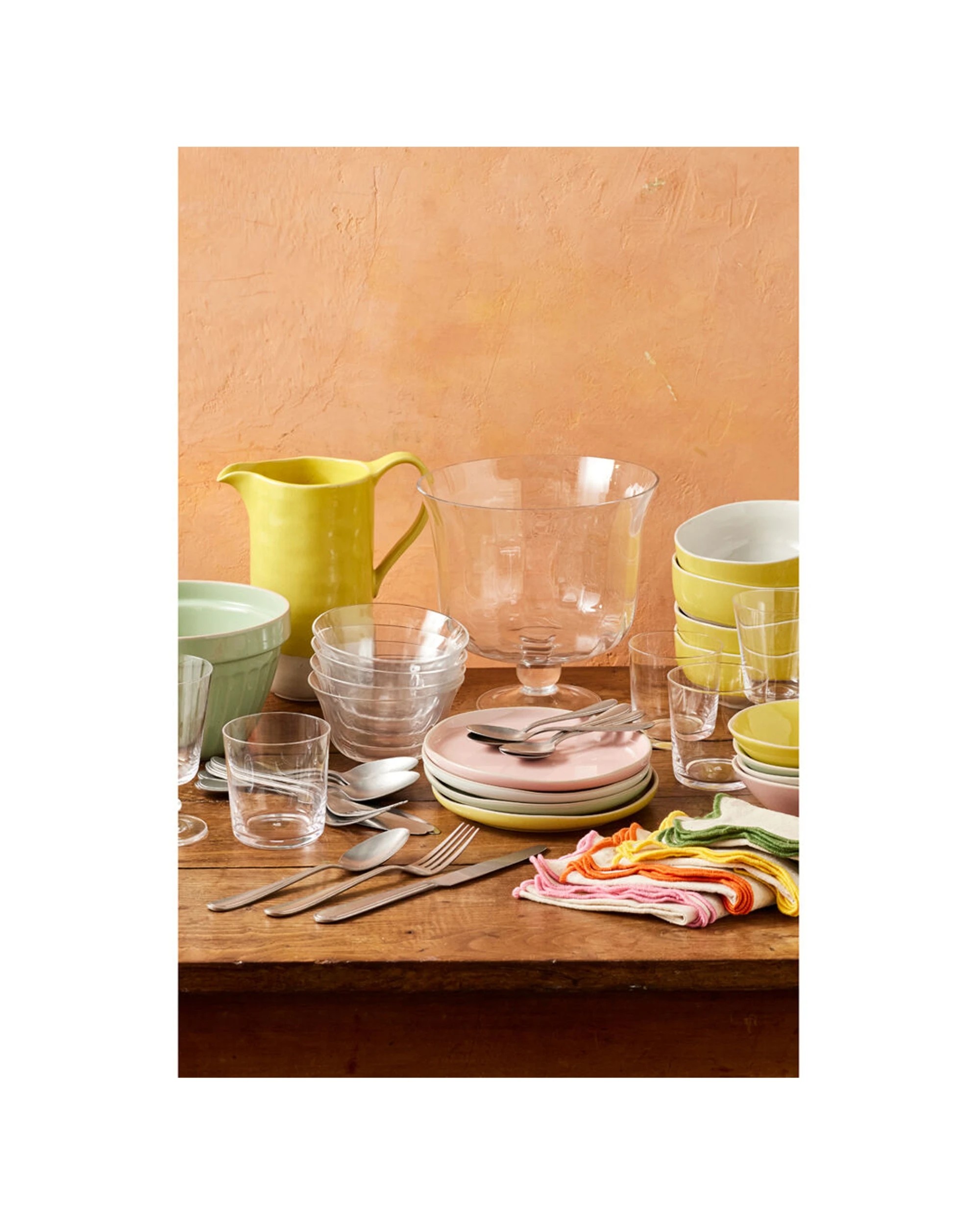 6 Jamie Oliver Big Love Showstopper Glass Serving Bowl Trifle Dish 22cm - Clear, 6 of 6