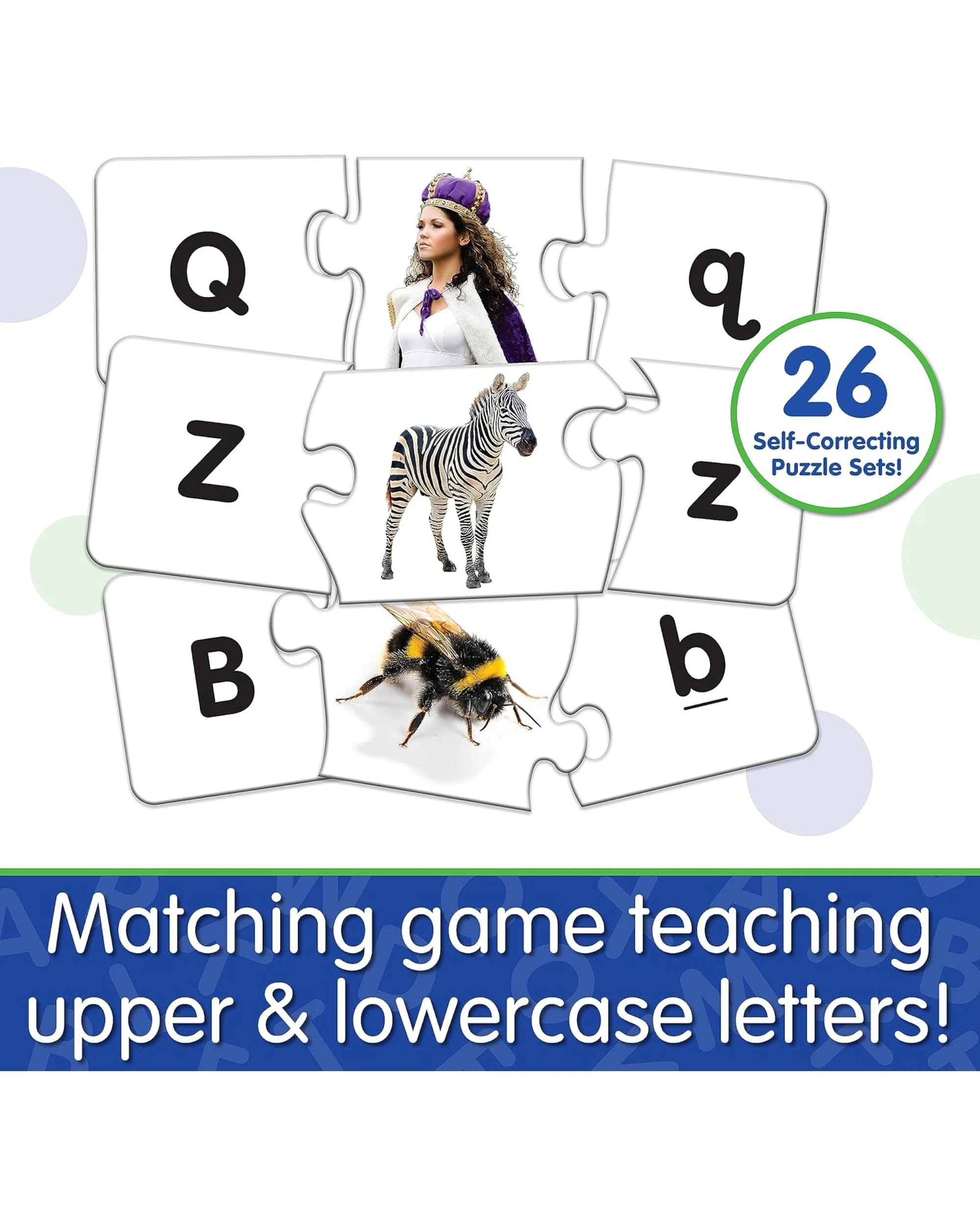 2 The Learning Journey Match It Upper and Lower Case Letters, 2 of 6