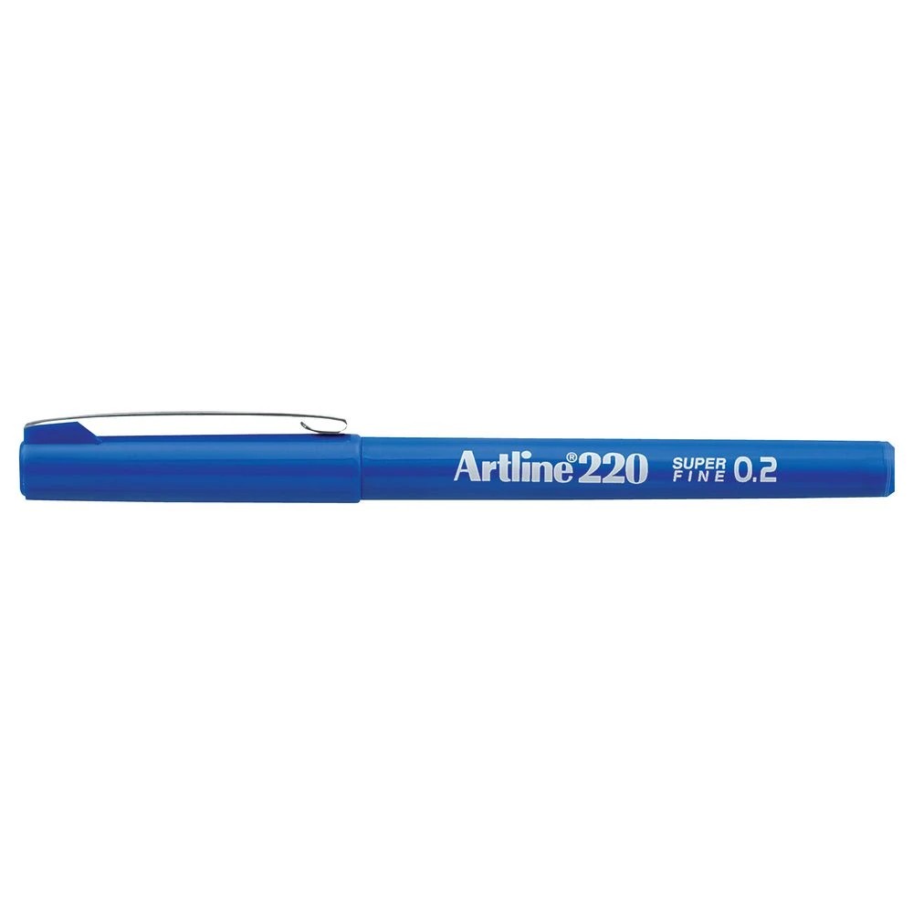 2 Artline 220 Fineliner 0.2mm Blue 2 Pack, 2 of 2